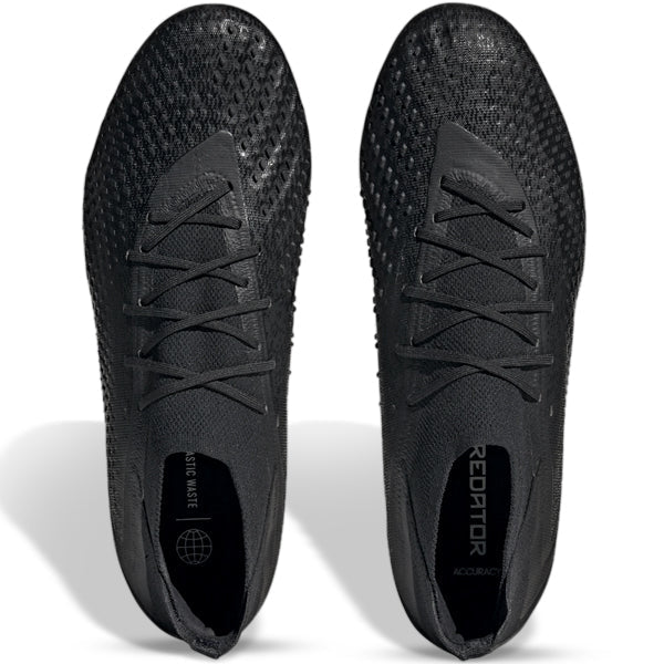 adidas Predator Accuracy.1 Firm Ground Soccer Cleats (Core Black) | SoccerWearhouse