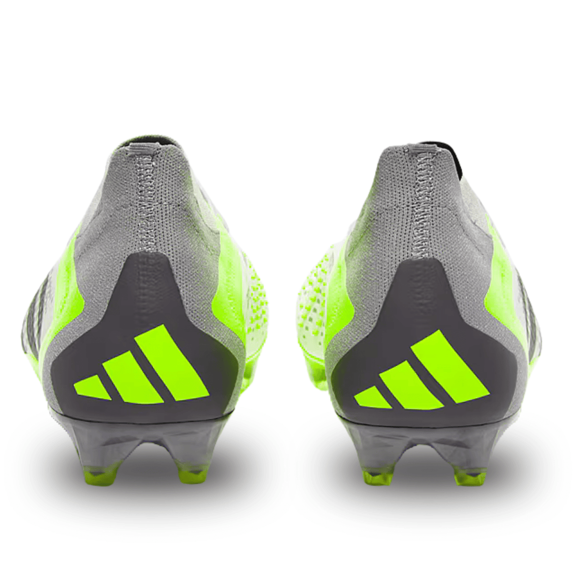 adidas Predator Accuracy.1 Firm Ground Soccer Cleats (White/Core Black/Lucid Lemon) | SoccerWearhouse