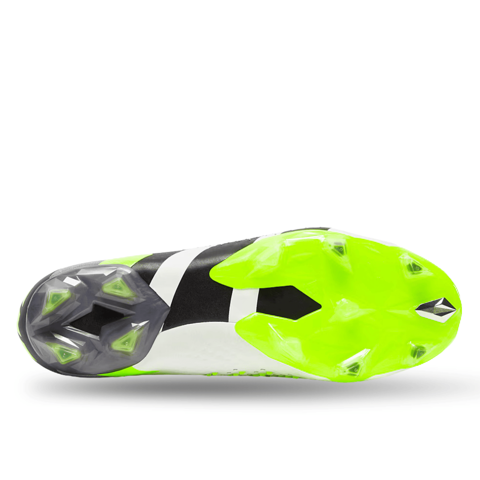 adidas Predator Accuracy.1 Firm Ground Soccer Cleats (White/Core Black/Lucid Lemon) | SoccerWearhouse