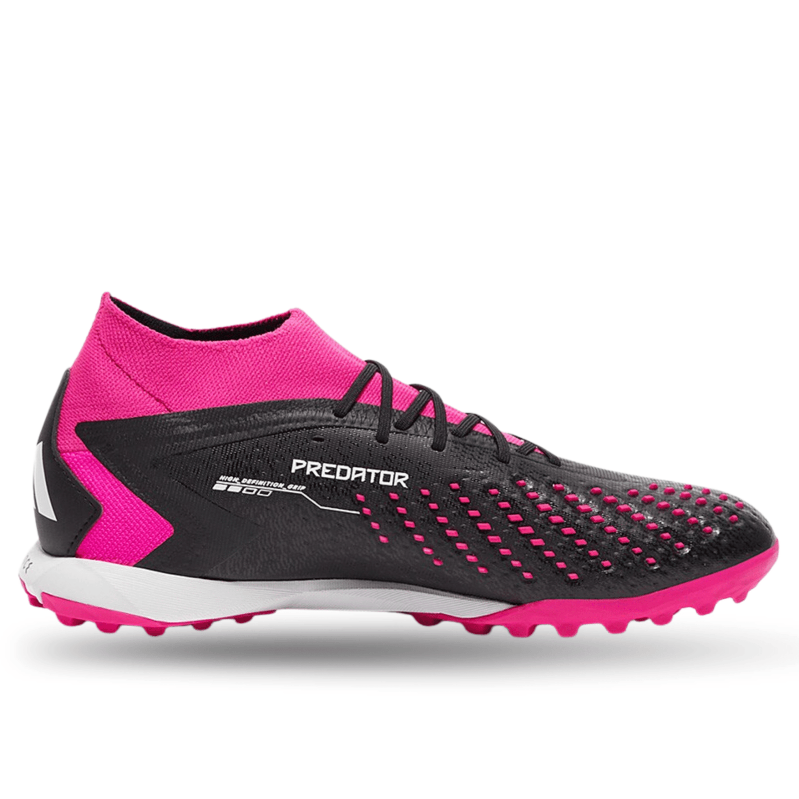 adidas Predator Accuracy.1 Turf Soccer Shoes (Core Black/Team Shock Pink) | SoccerWearhouse
