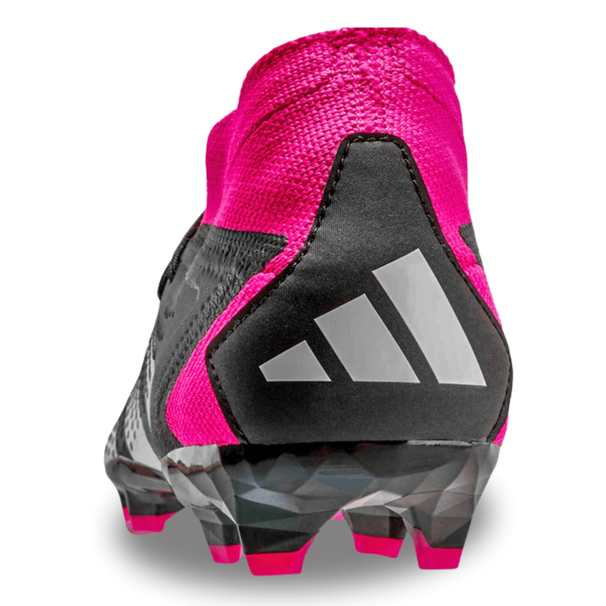 adidas Predator Accuracy.2 Firm Ground Soccer Cleats (Core Black/Shock Pink) | SoccerWearhouse