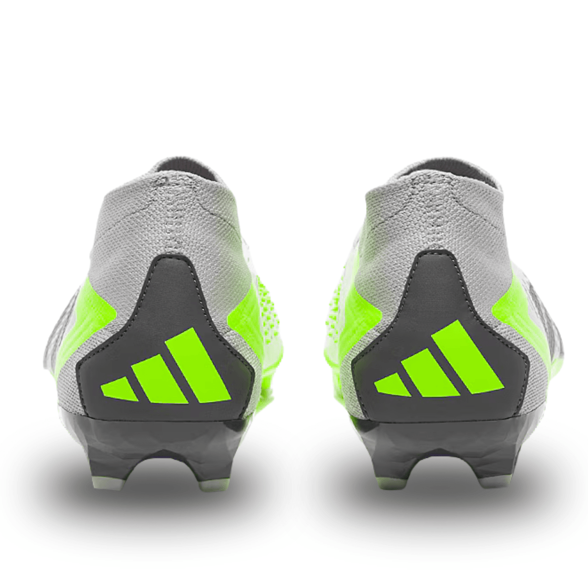 adidas Predator Accuracy.2 Firm Ground Soccer Cleats (White/Core Black/Lucid Lemon) | SoccerWearhouse