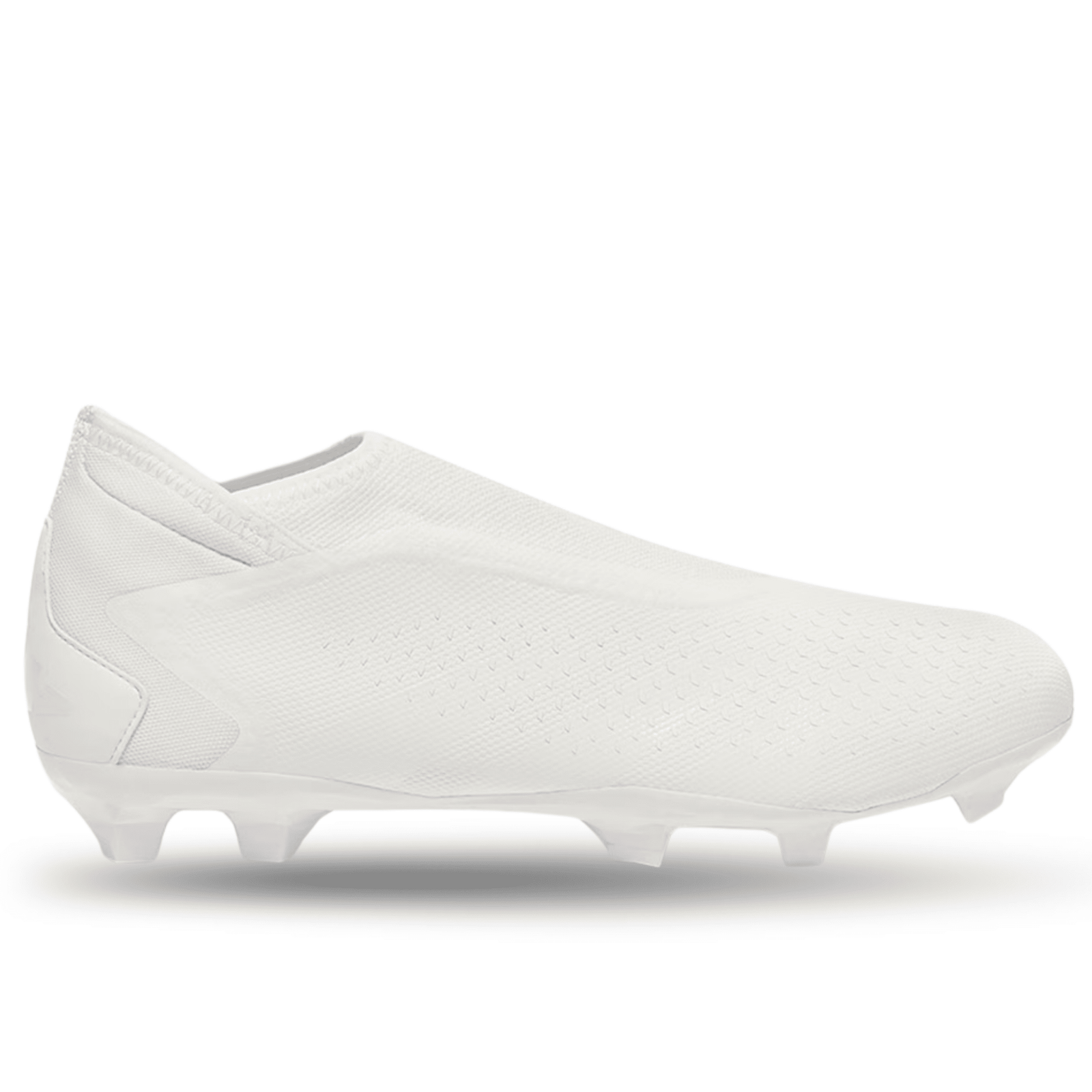 adidas Predator Accuracy.3 Laceless Firm Ground Soccer Cleats (Core White) | SoccerWearhouse