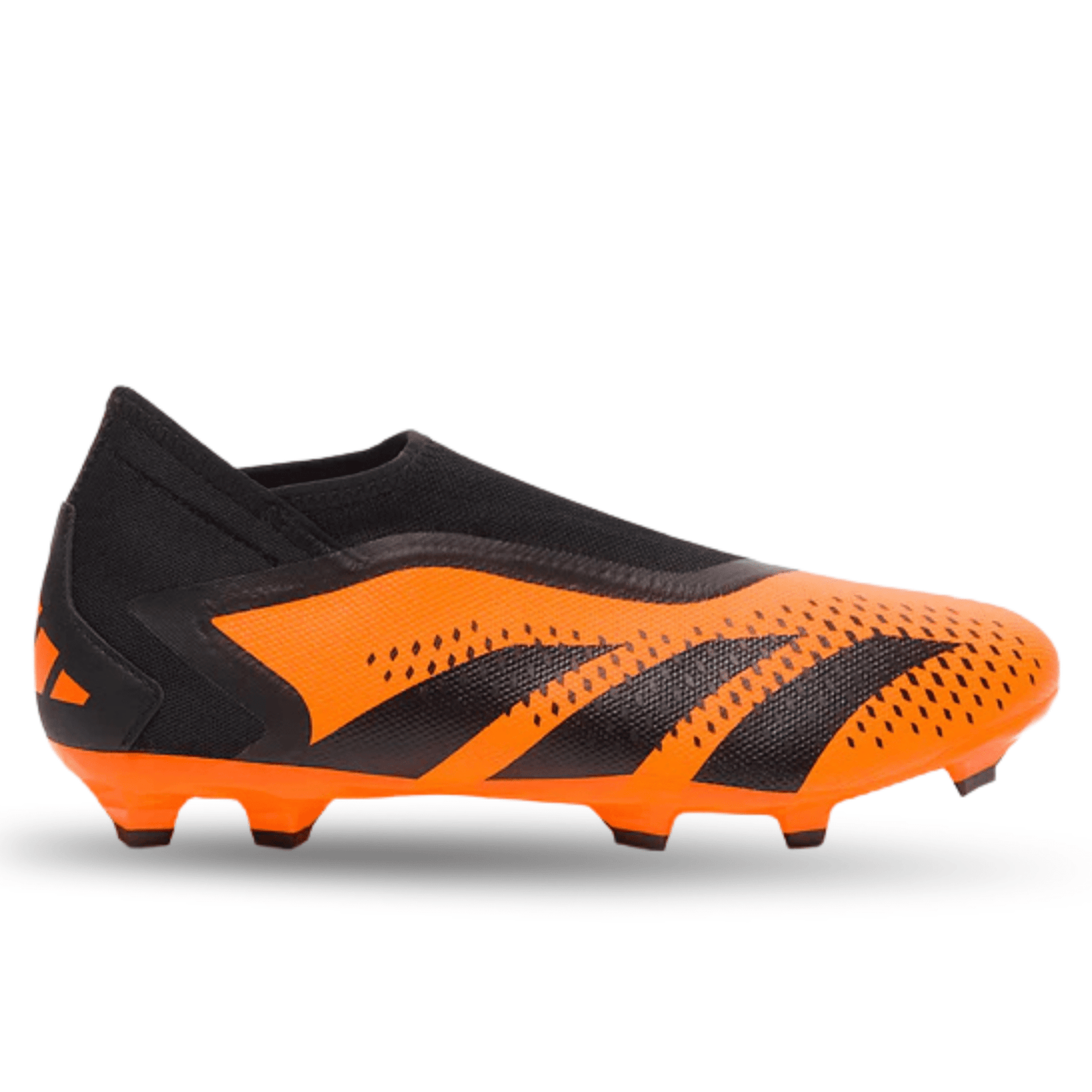 adidas Predator Accuracy.3 Laceless Firm Ground Soccer Cleats (Tea Solar Orange/Black) | SoccerWearhouse