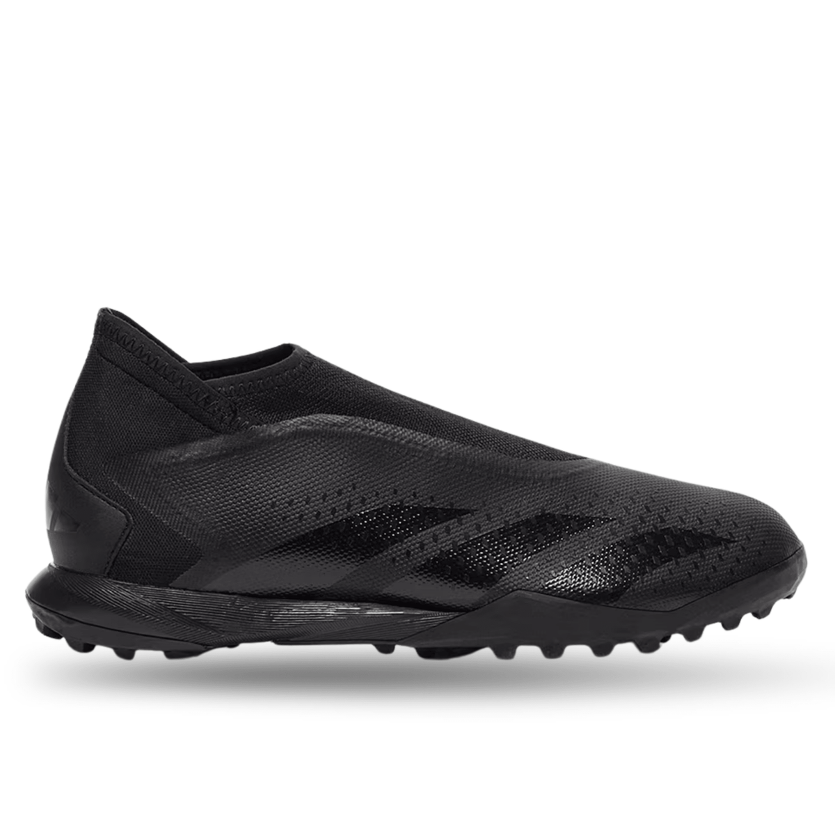adidas Predator Accuracy.3 Laceless Turf Soccer Shoes (Core Black) | SoccerWearhouse