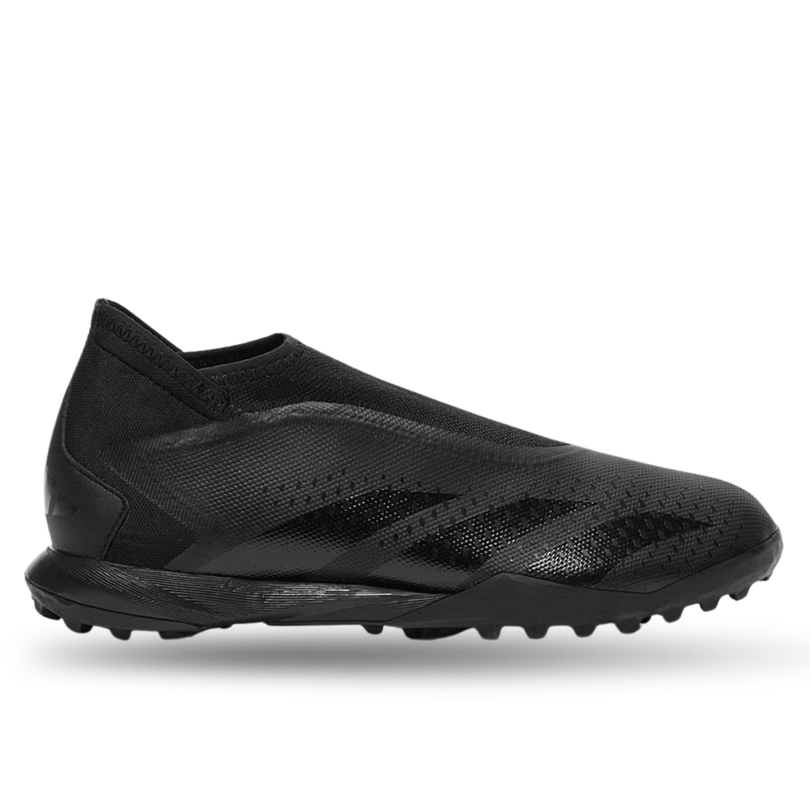 adidas Predator Accuracy.3 Laceless Turf Soccer Shoes (Core Black) | SoccerWearhouse