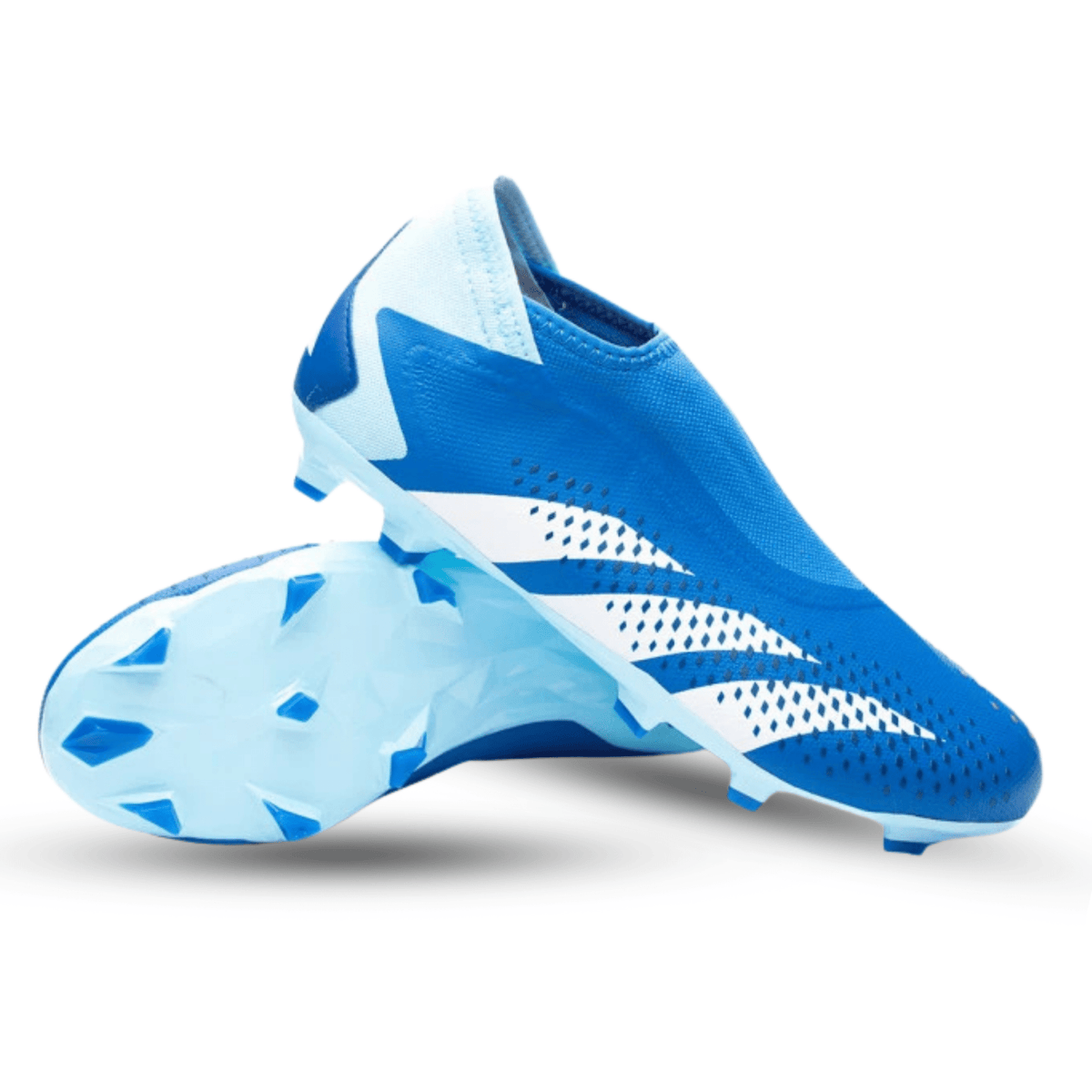adidas Predator Accuracy.3 LL Firm Ground Soccer Cleats (Bright Royal/Solar Red) | SoccerWearhouse