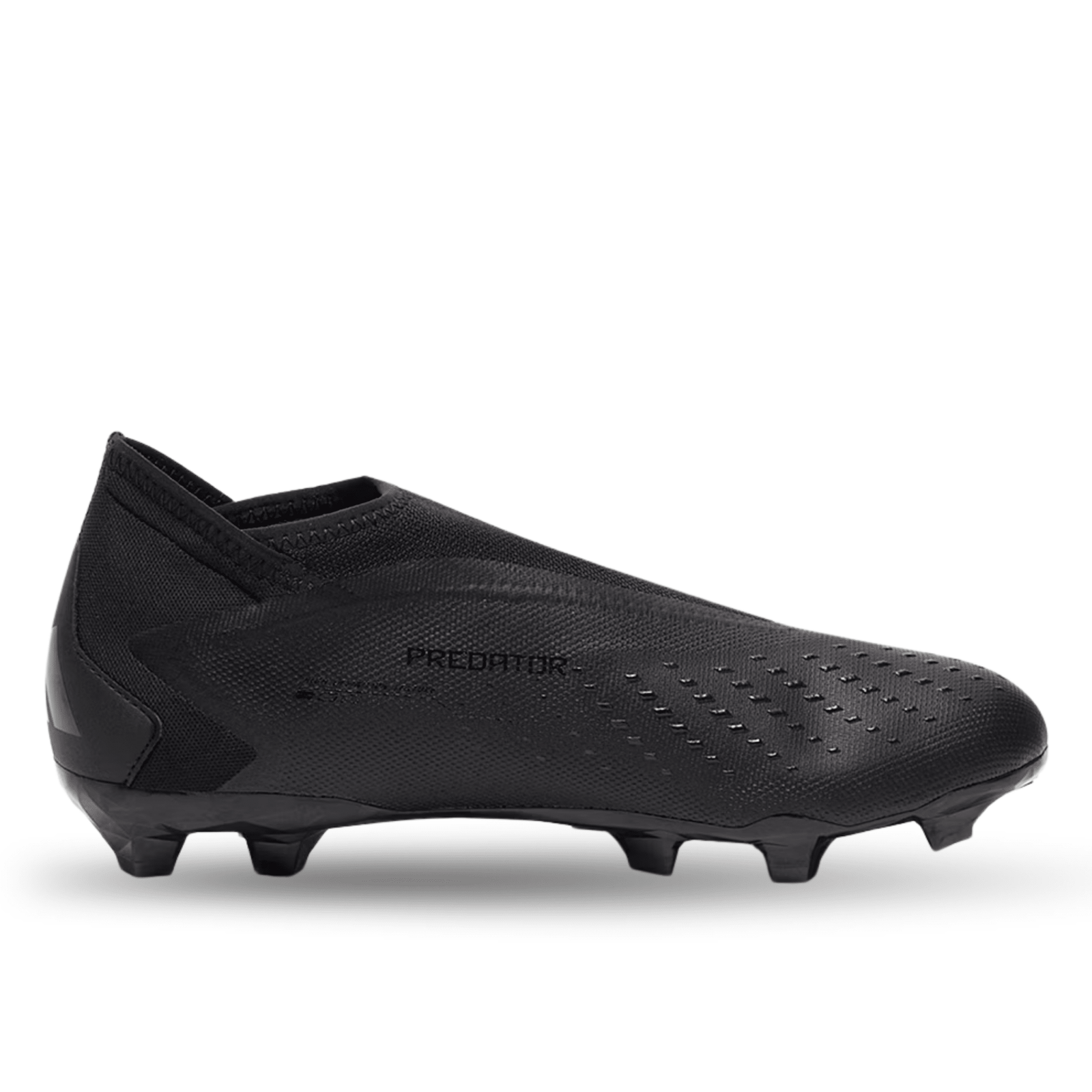 adidas Predator Accuracy.3 LL Laceless Firm Ground Soccer Cleats (Core Black/Core Black) | SoccerWearhouse