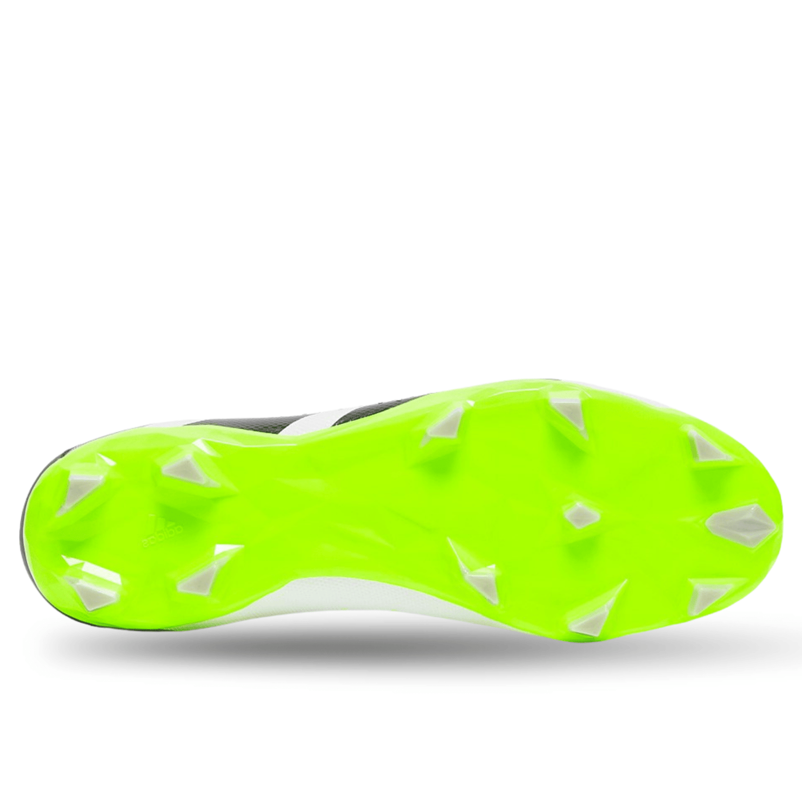 adidas Predator Accuracy.3 LL Laceless Firm Ground Soccer Cleats (White/Lucid Lemon) | SoccerWearhouse