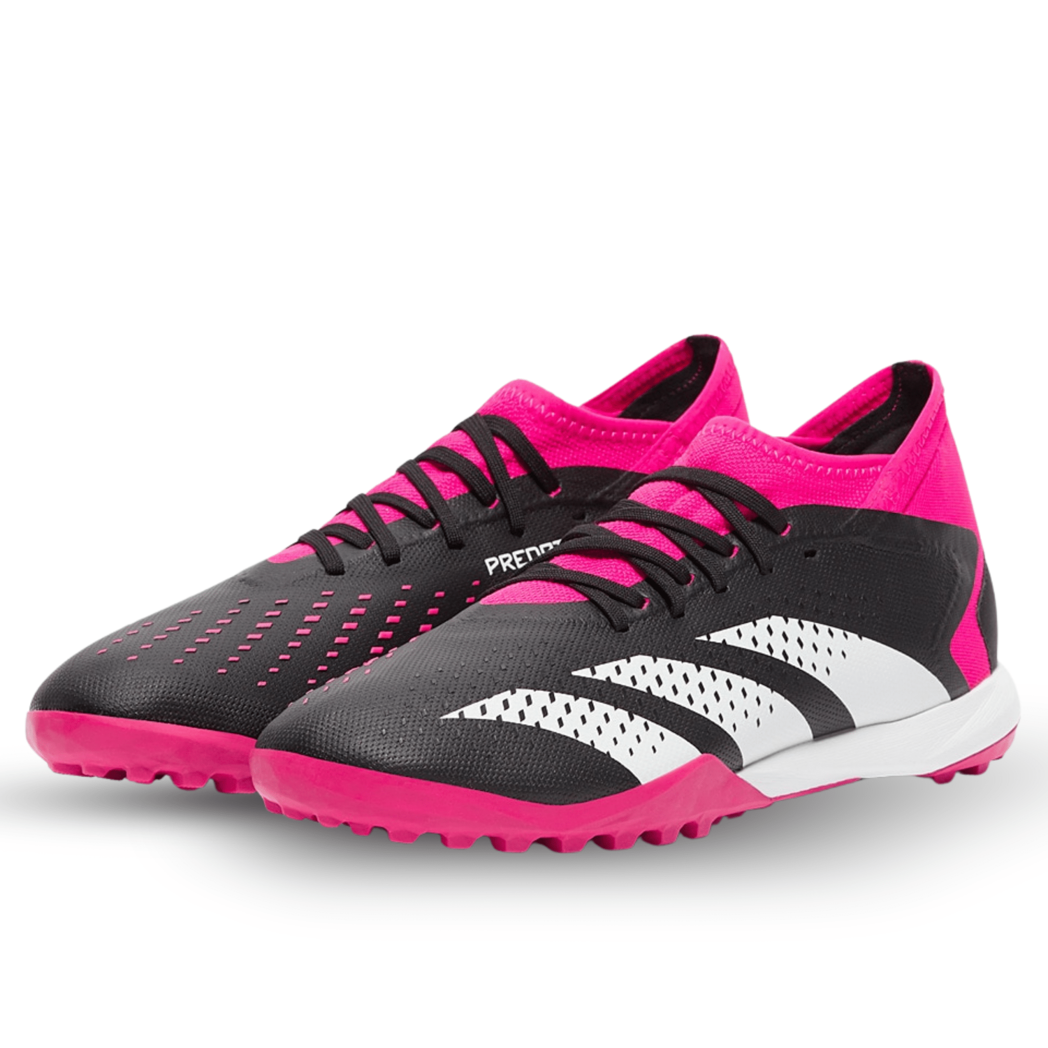 adidas Predator Accuracy.3 Turf Soccer Shoes (Core Black/Team Shock Pi adidas Predator Accuracy.3 Turf Soccer Shoes (Core Black/Team Shock Pi