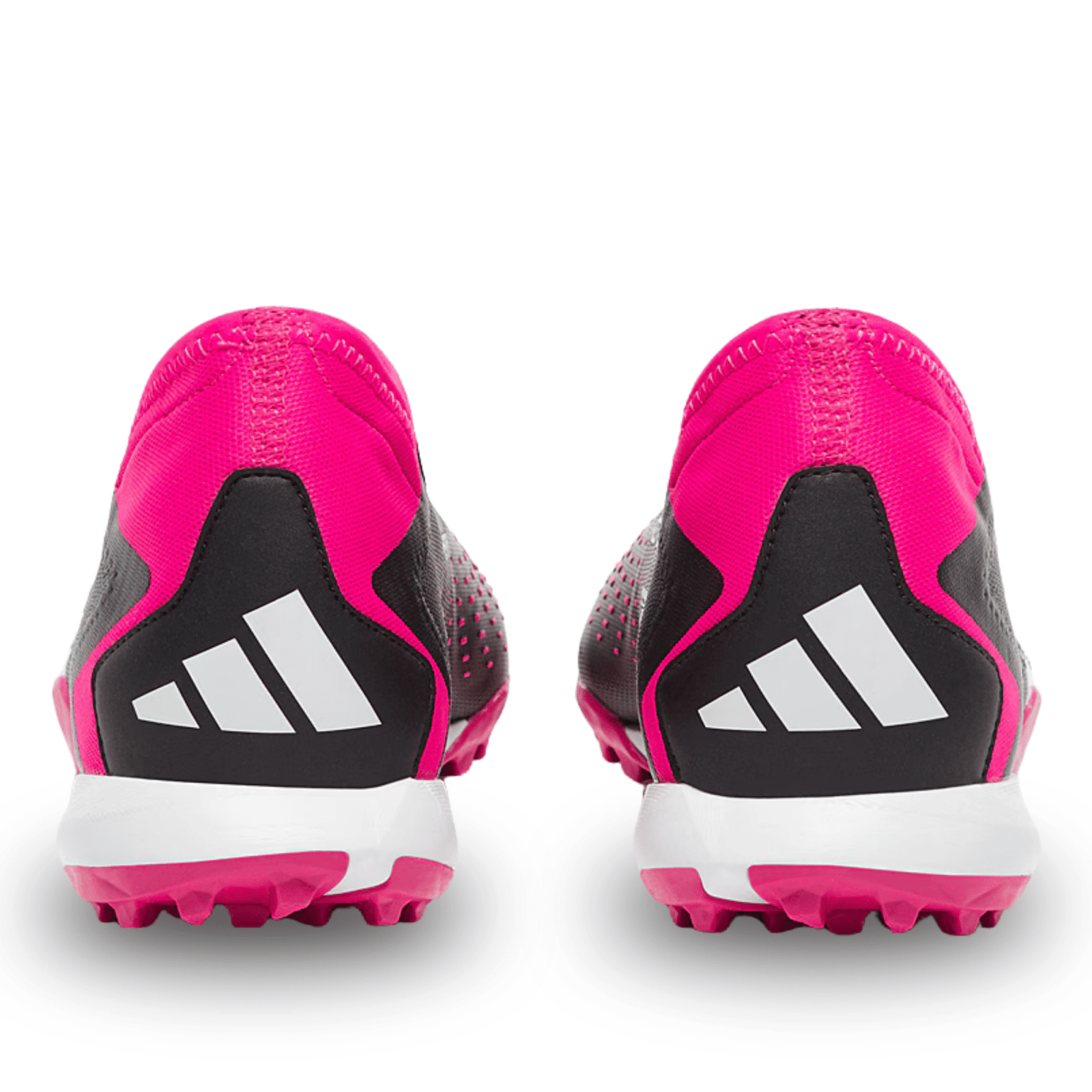 adidas Predator Accuracy.3 Turf Soccer Shoes (Core Black/Team Shock Pink) | SoccerWearhouse