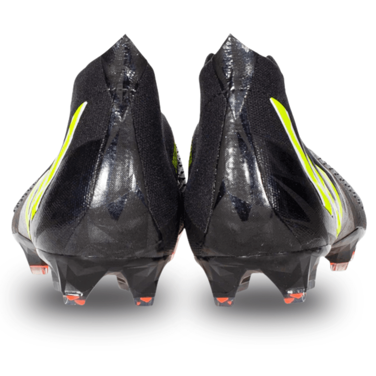 adidas Predator Edge+ Firm Ground Soccer Cleats (Core Black/Team Solar Yellow) | SoccerWearhouse