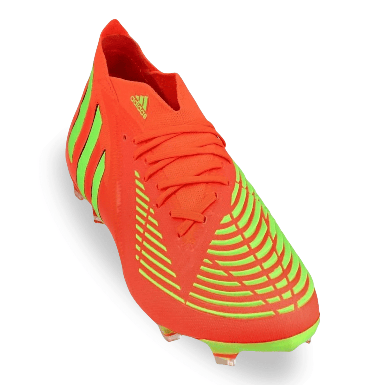 adidas Predator Edge.1 Firm Ground Soccer Cleats (Solar Red/Team Solar Green) | SoccerWearhouse