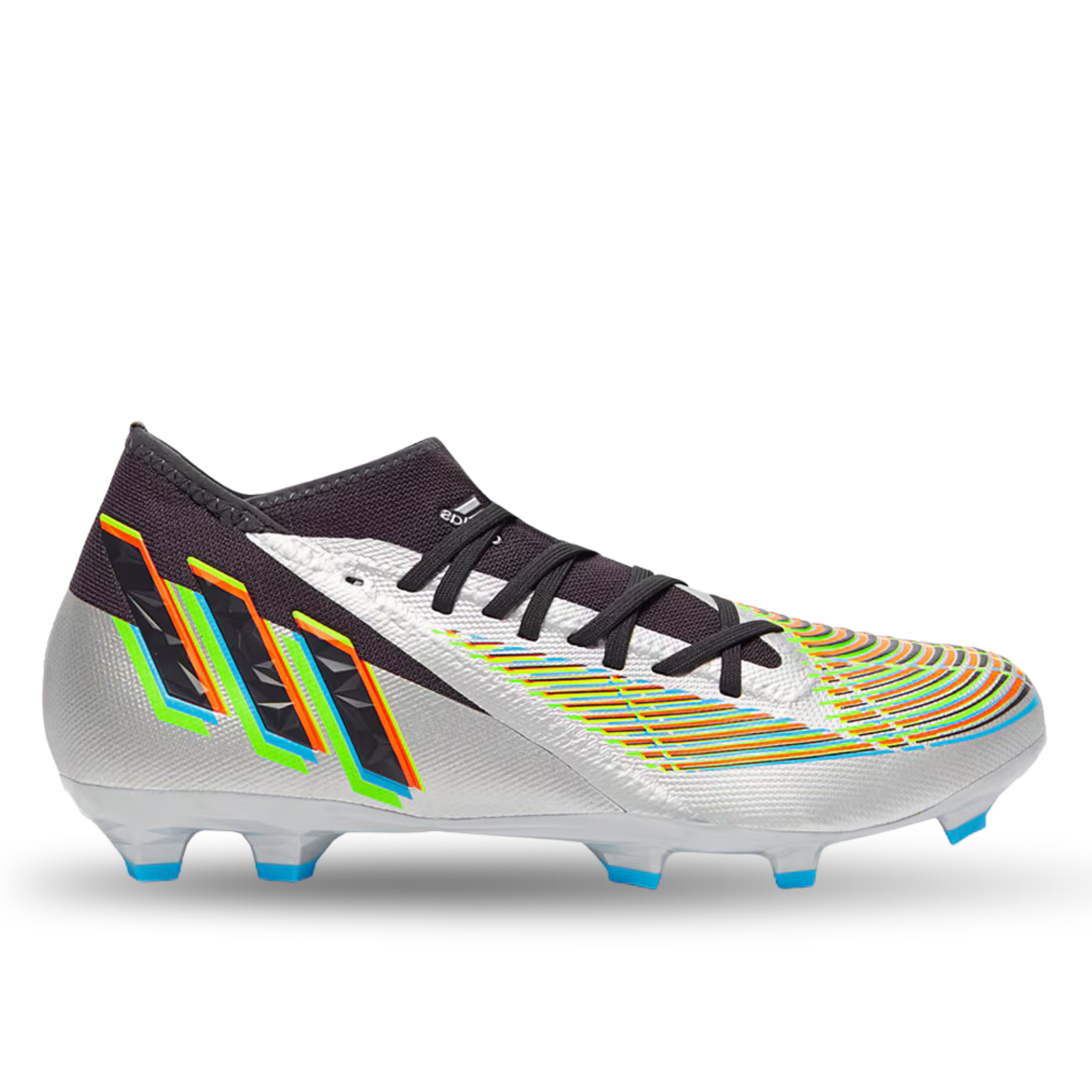 adidas Predator Edge.3 Firm Ground Adult Soccer Cleats (Silver Metalli