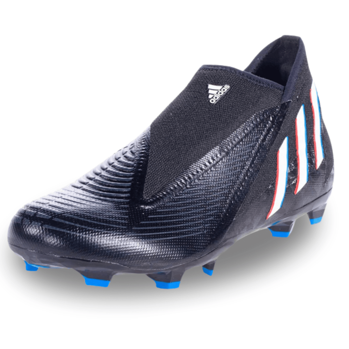 adidas Predator Edge.3 Laceless Firm Ground Soccer Cleats (Core Black) | SoccerWearhouse
