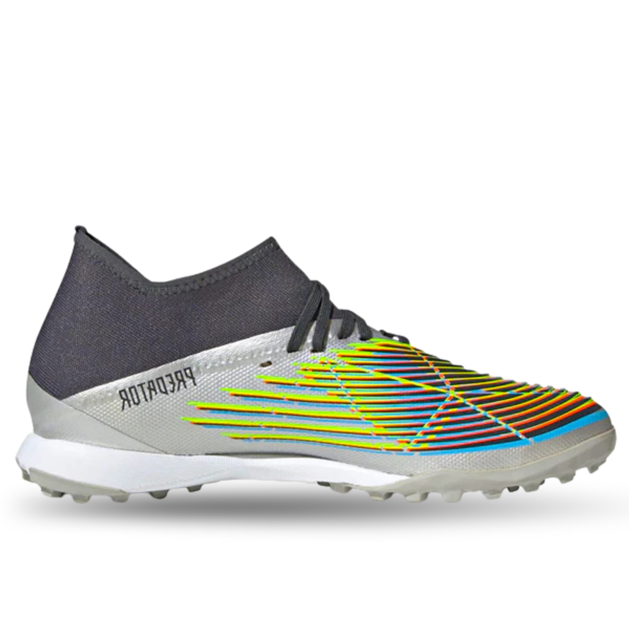 adidas Predator Edge.3 Turf Soccer Shoes (Metallic Silver/Black)