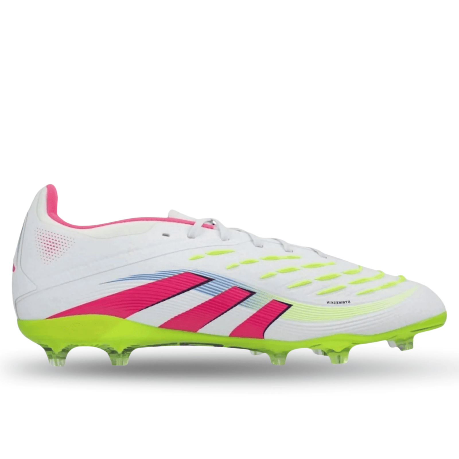 adidas Predator Elite FG J (White/Lucid Pink/Lucid Lemon) | SoccerWearhouse