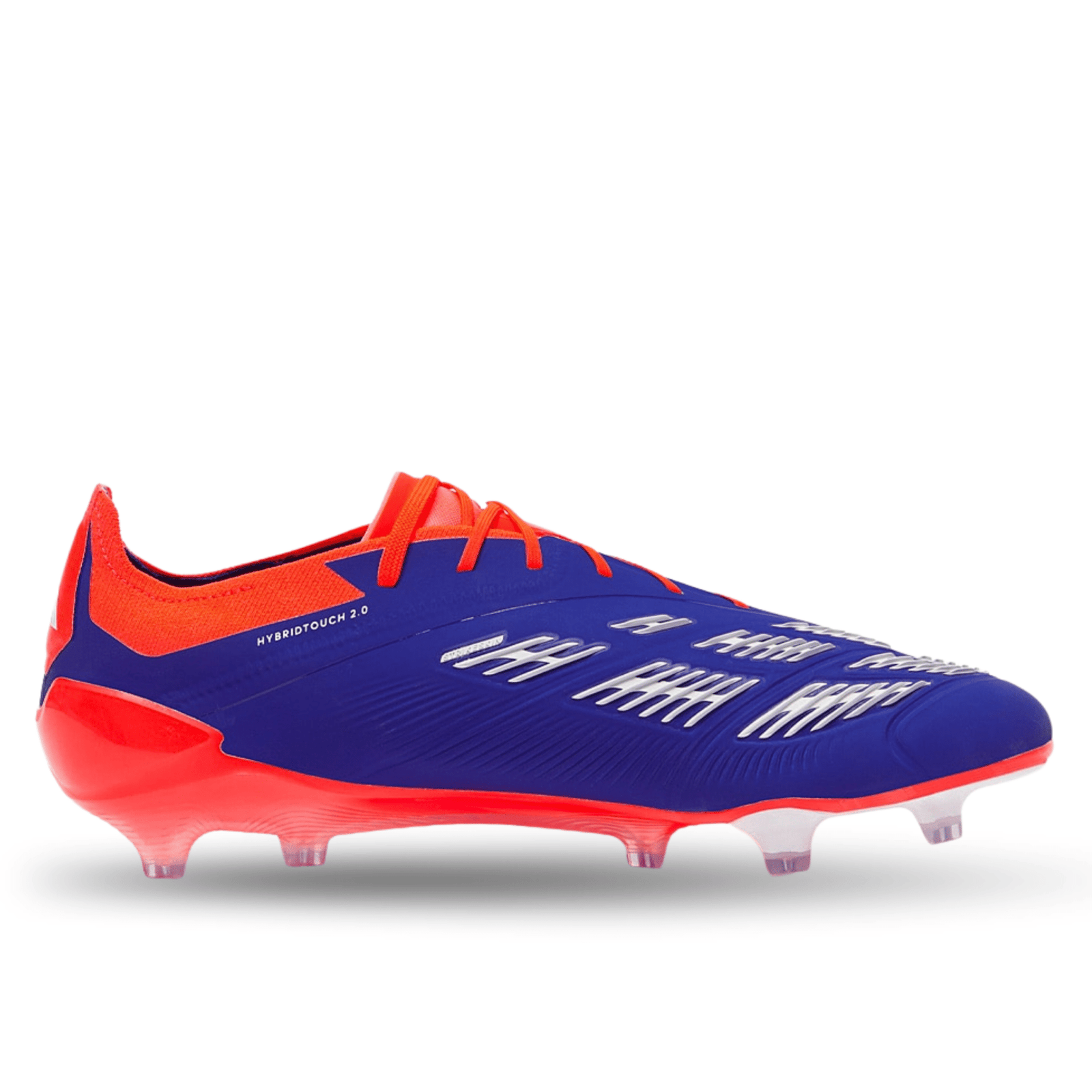 adidas Predator Elite FG Soccer Cleats (Lucid Blue/White/Solar Red) | SoccerWearhouse