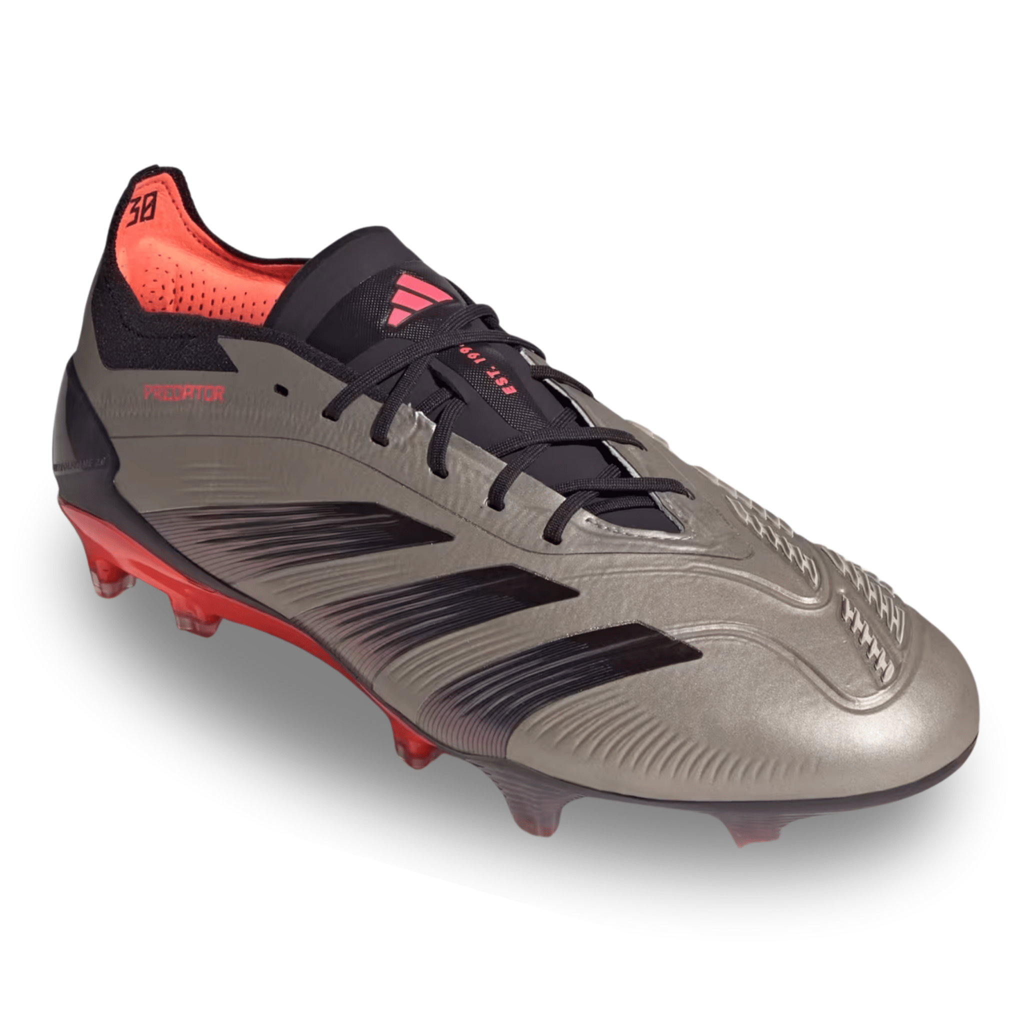 adidas Predator Elite FG Soccer Cleats (Platinum/Black/Carbon) adidas Predator Elite FG Soccer Cleats (Platinum/Black/Carbon)