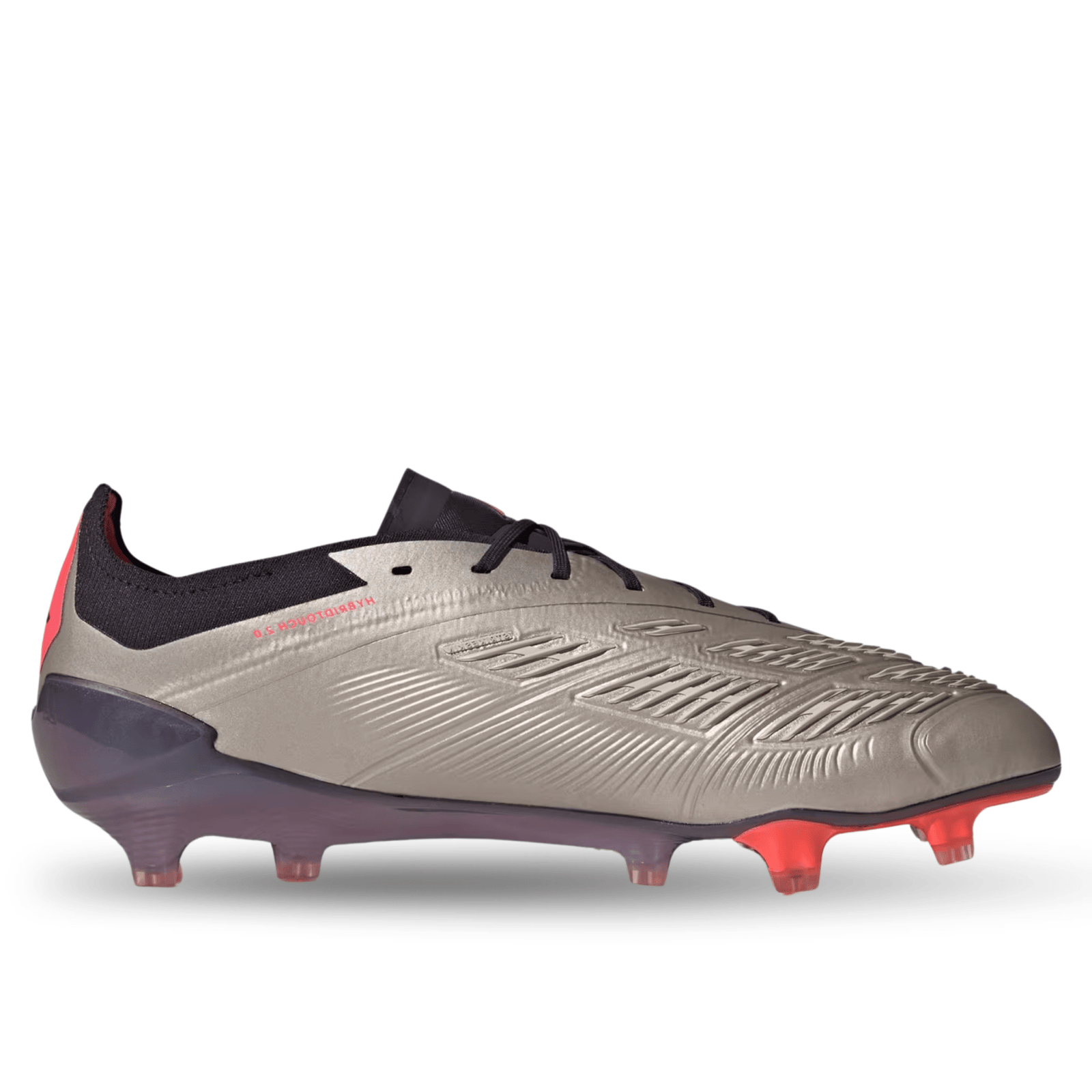 adidas Predator Elite FG Soccer Cleats (Platinum/Black/Carbon) | SoccerWearhouse