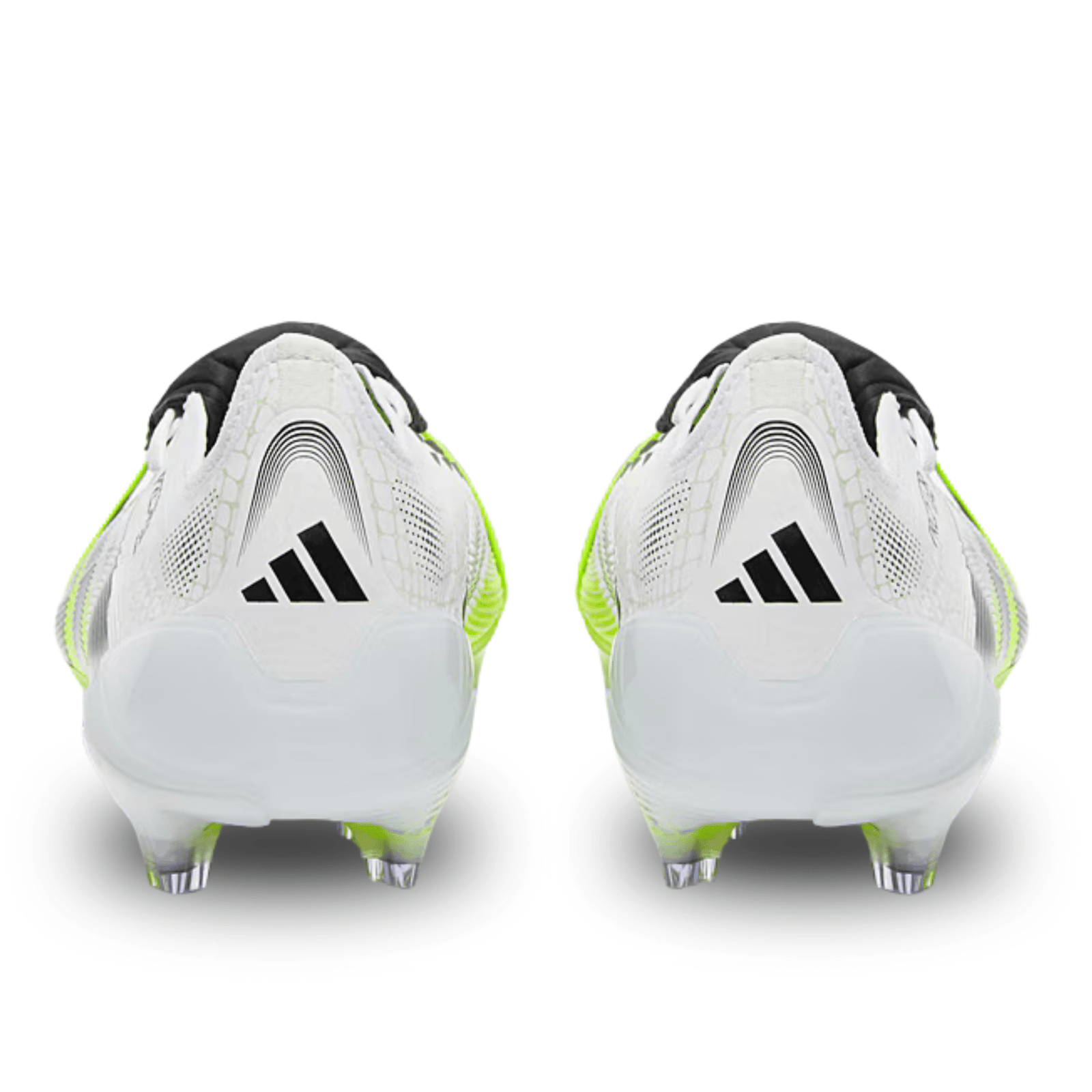 adidas Predator Elite Firm Ground Soccer Cleats (White/Black/Lucid Lemon) | SoccerWearhouse