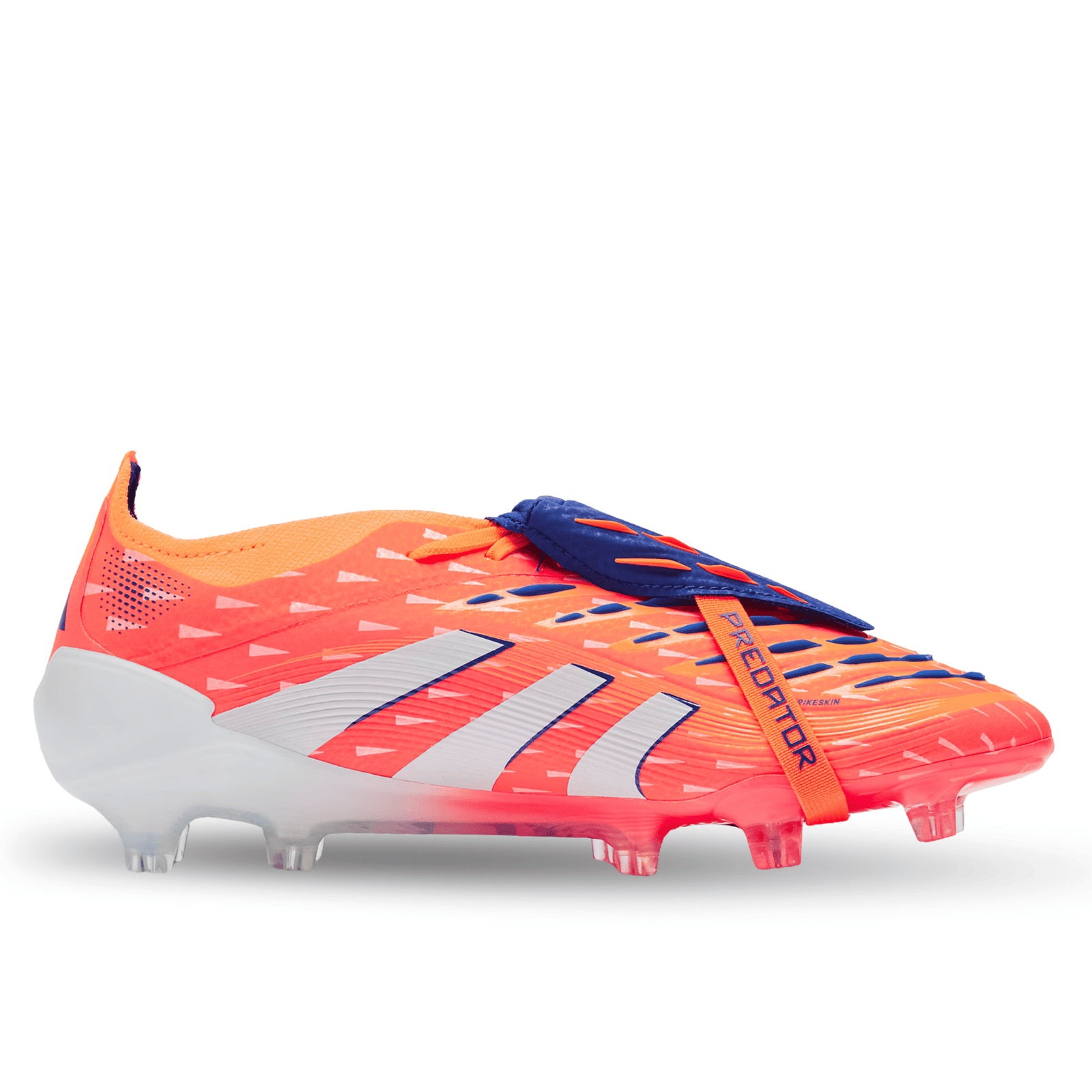 adidas Predator Elite Fold - Over Tongue Firm Ground Soccer Cleats (Coral/White/Orange) | SoccerWearhouse