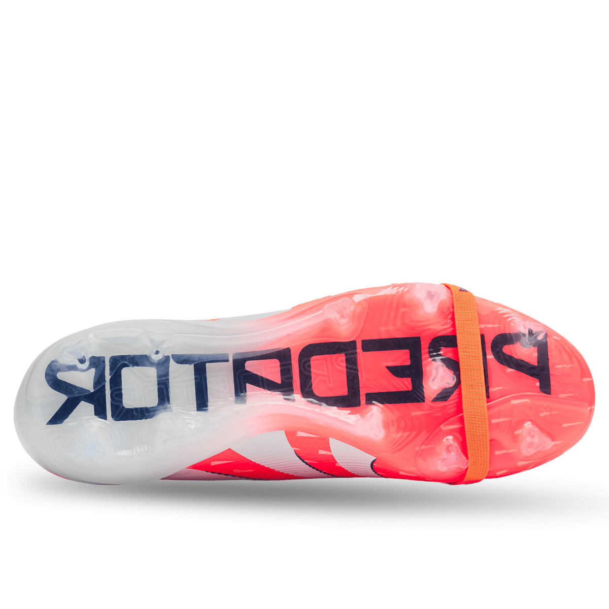 adidas Predator Elite Fold - Over Tongue Firm Ground Soccer Cleats (Coral/White/Orange) | SoccerWearhouse