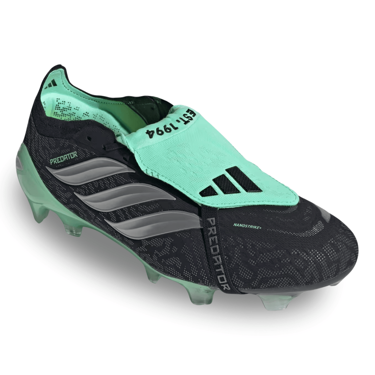 Adidas Predator Elite FT FG Soccer Cleats (Aqua/Black) | SoccerWearhouse