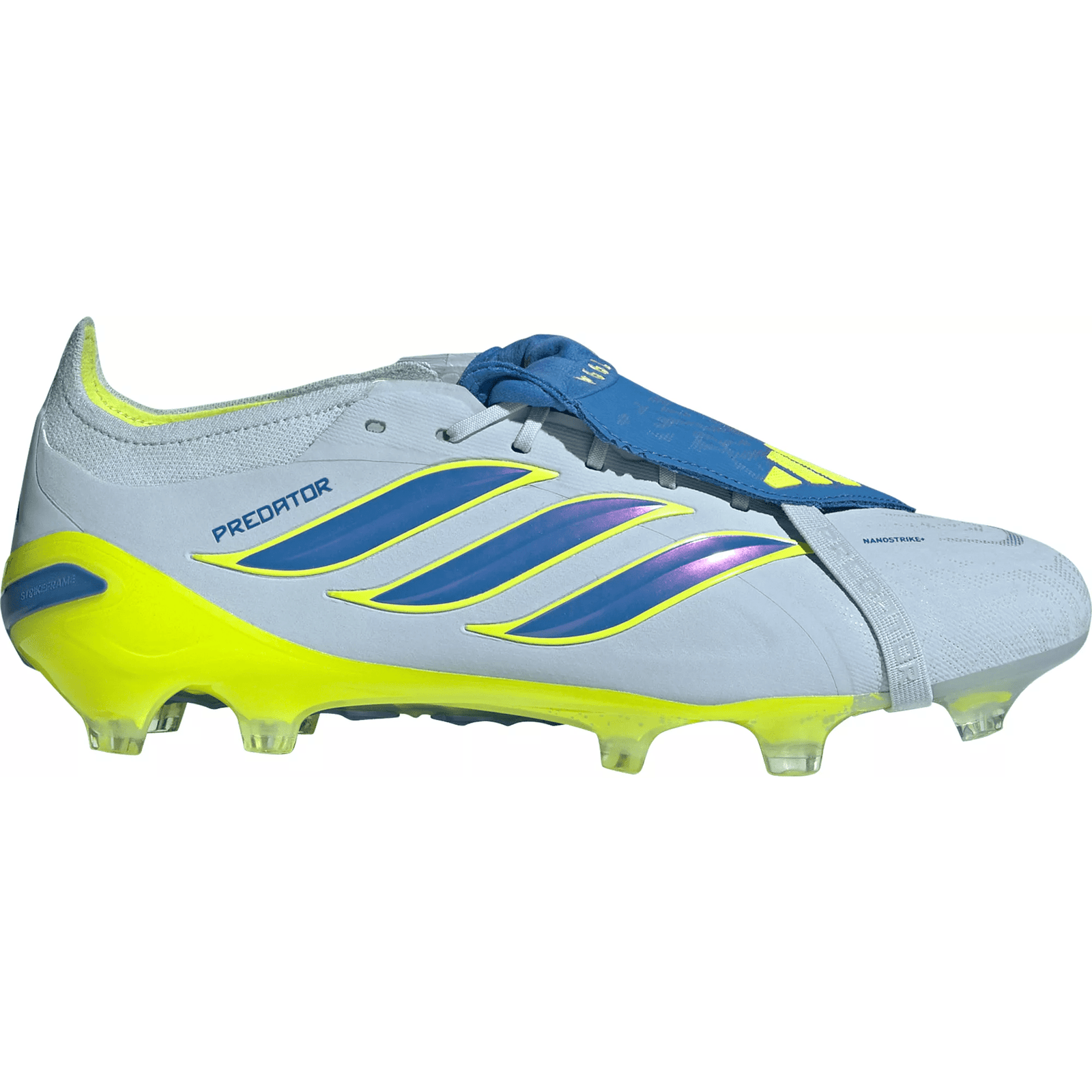 adidas Predator Elite FT FG Soccer Cleats (Blue/Solar Yellow) | SoccerWearhouse