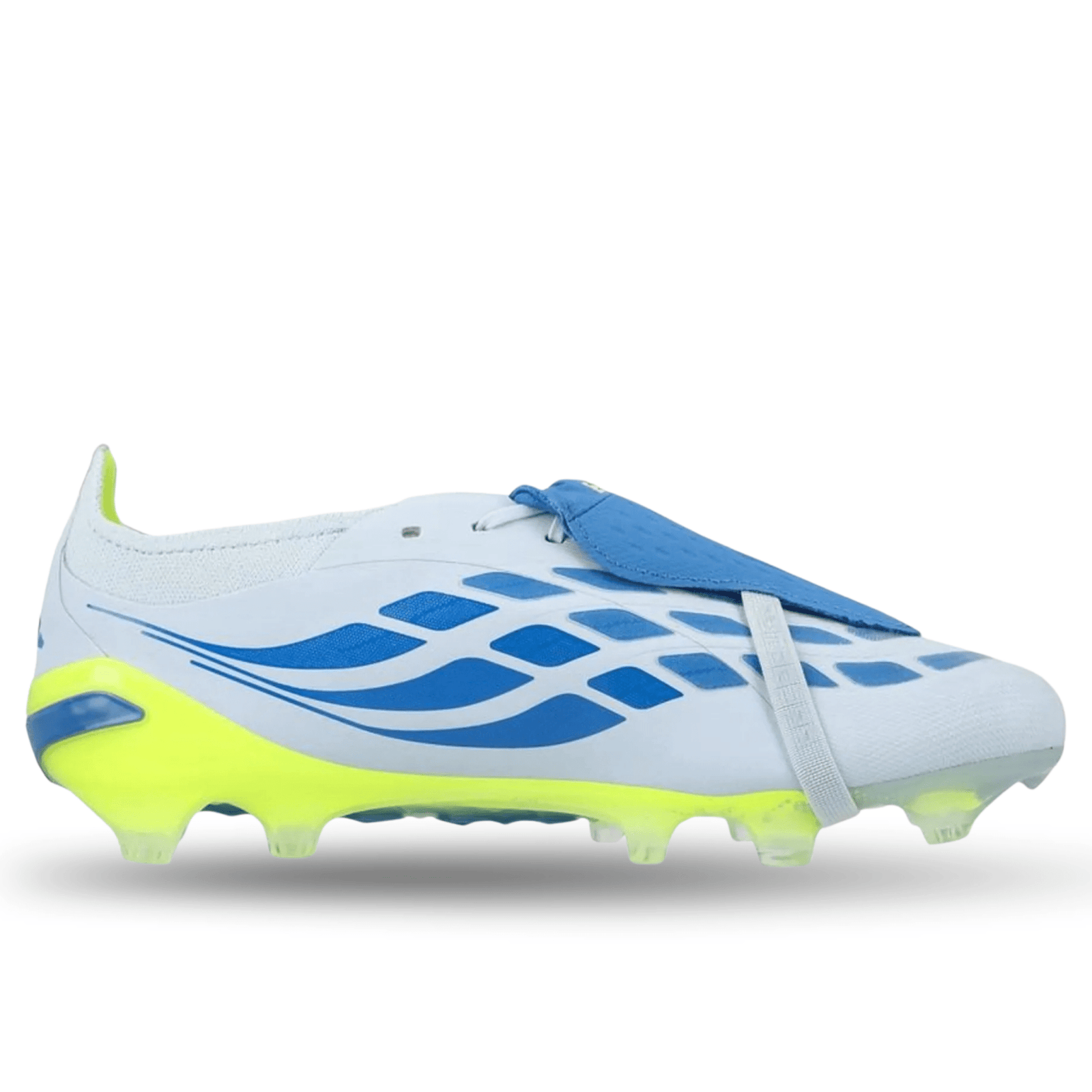 adidas Predator Elite FT FG Soccer Cleats (Blue/Solar Yellow) | SoccerWearhouse