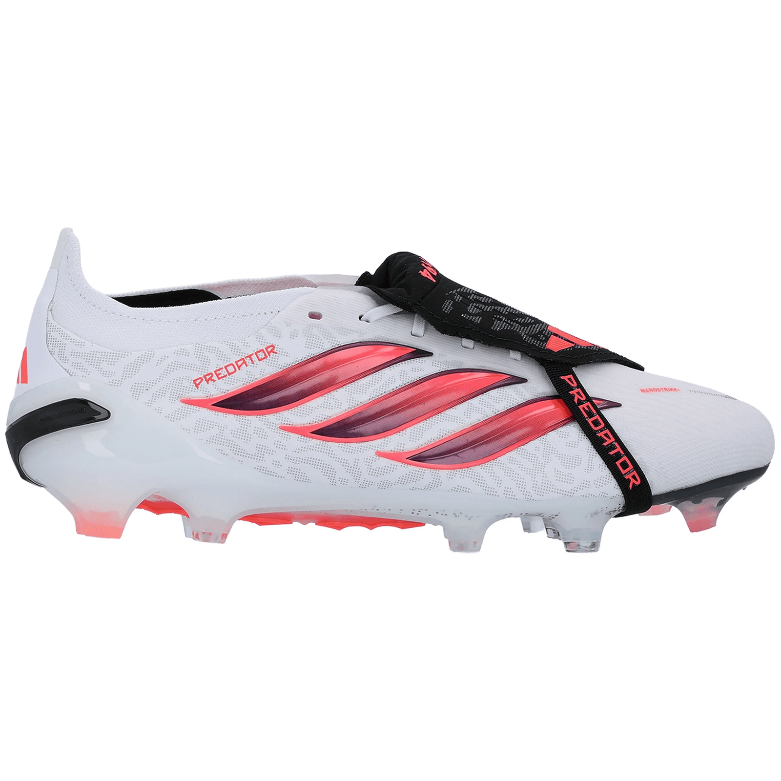 adidas Predator Elite FT Firm Ground Soccer Cleats (White/Black) | SoccerWearhouse