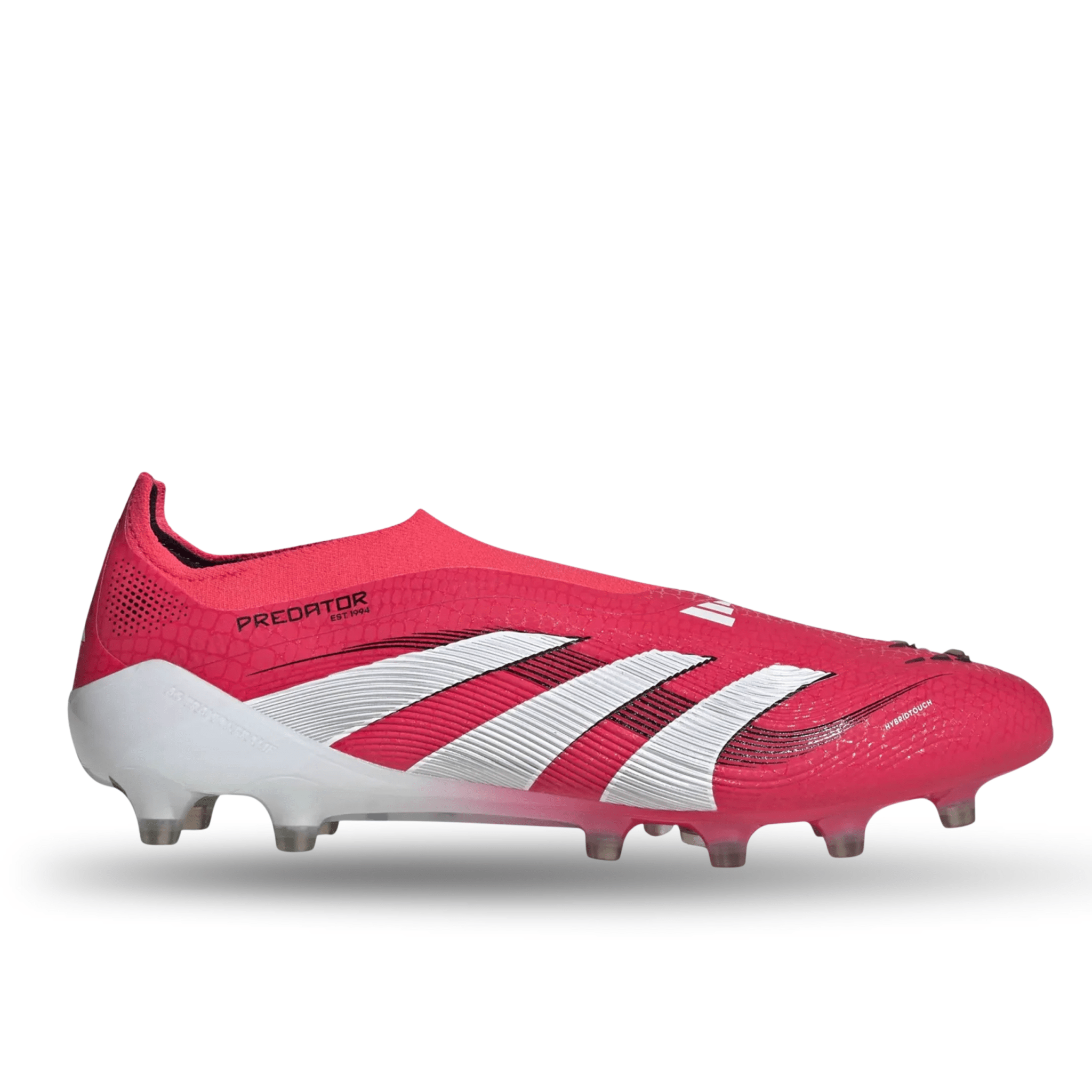 adidas Predator Elite Laceless AG Soccer Cleats (Lucid Red/White/Black adidas Predator Elite Laceless AG Soccer Cleats (Lucid Red/White/Black