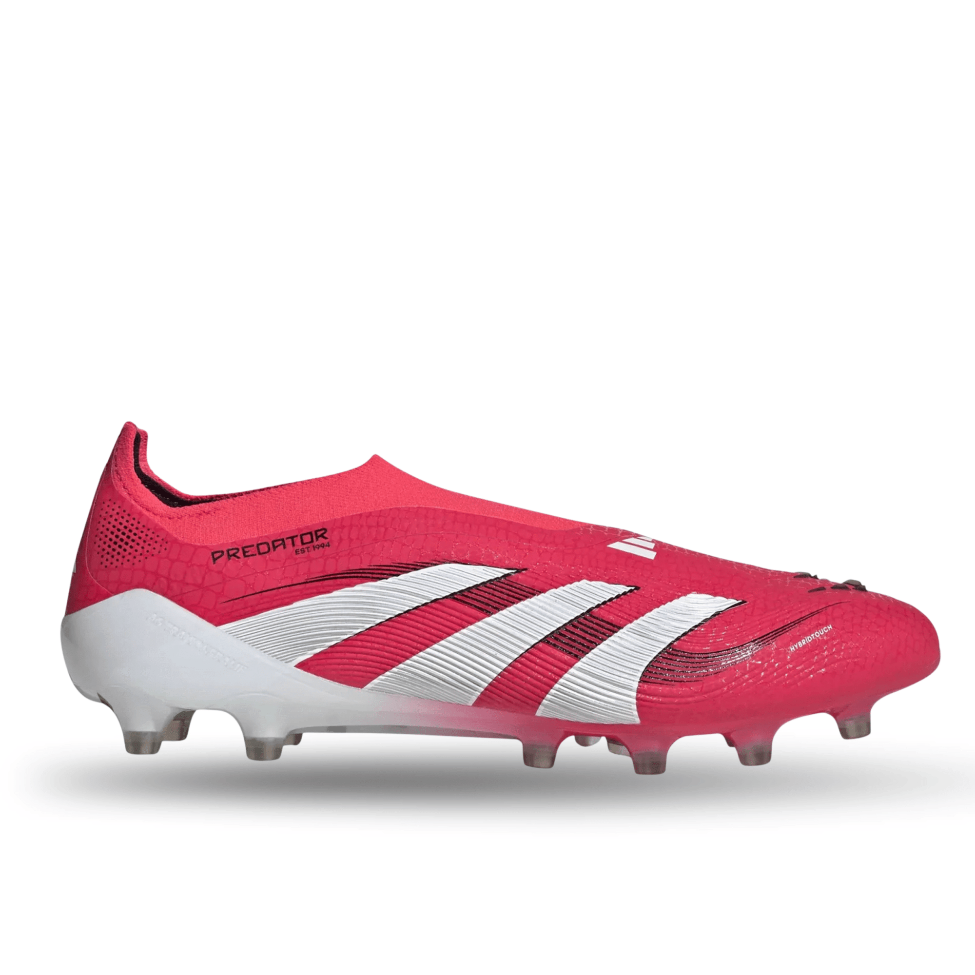 adidas Predator Elite Laceless AG Soccer Cleats (Lucid Red/White/Black adidas Predator Elite Laceless AG Soccer Cleats (Lucid Red/White/Black
