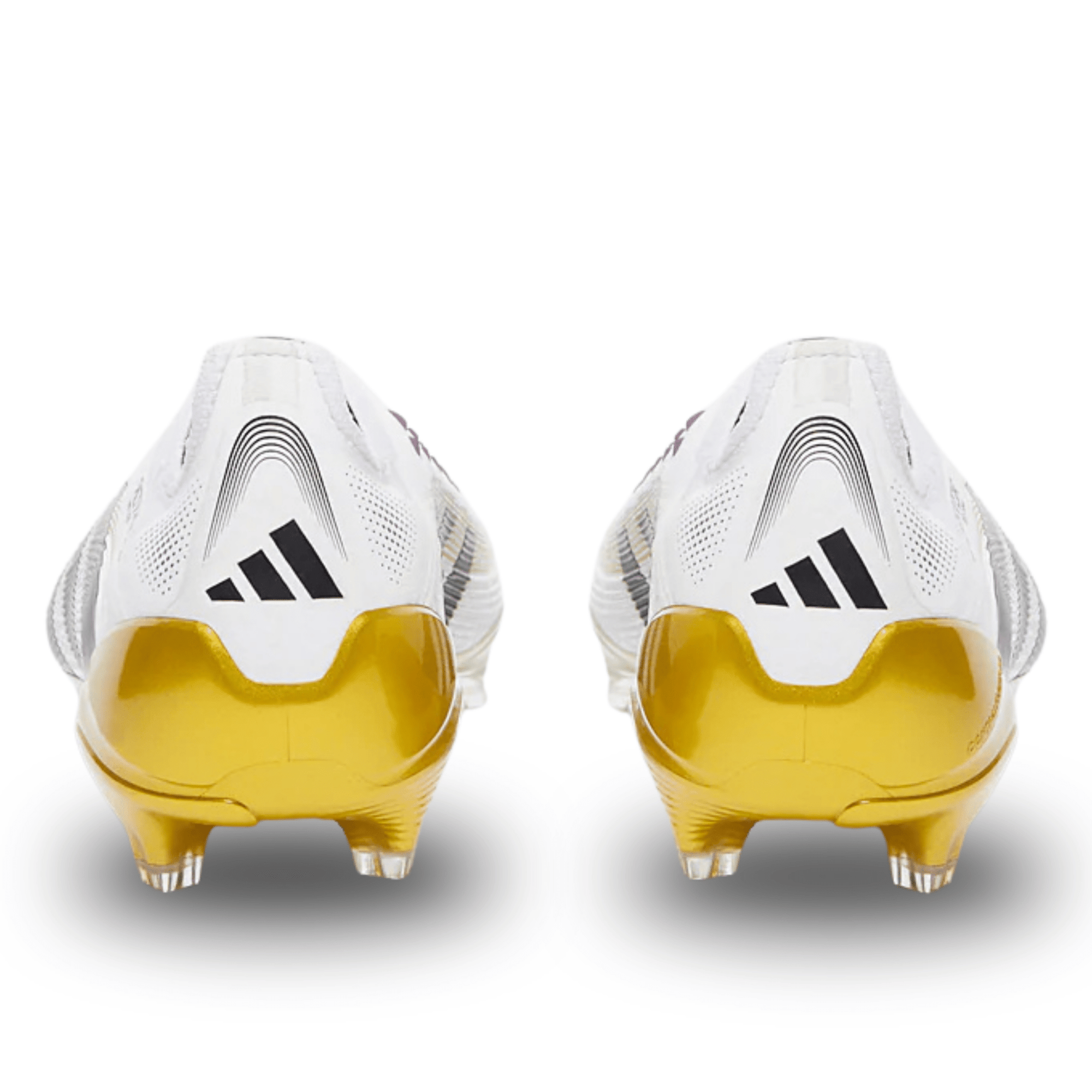 Adidas Predator Elite Laceless FG Soccer Cleats White Gold JI1079 Mens Size 10 adidas Predator Elite Laceless Firm Ground Soccer Cleats  main image 3
