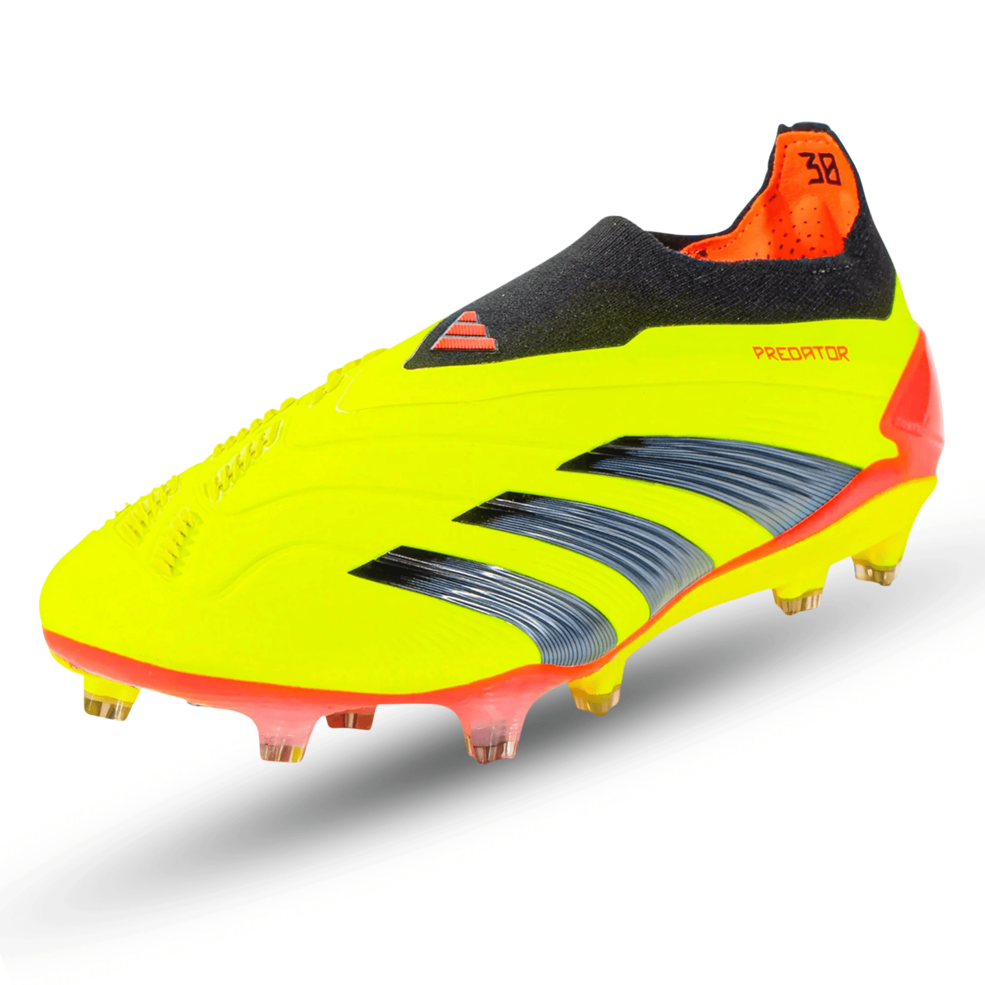 adidas Predator Elite LL FG Soccer Cleats (Solar Yellow/Black/Solar Re