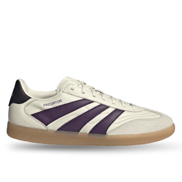 adidas Predator Freestyle Indoor IC Soccer Shoes (Ivory/Plum/Gold Meta