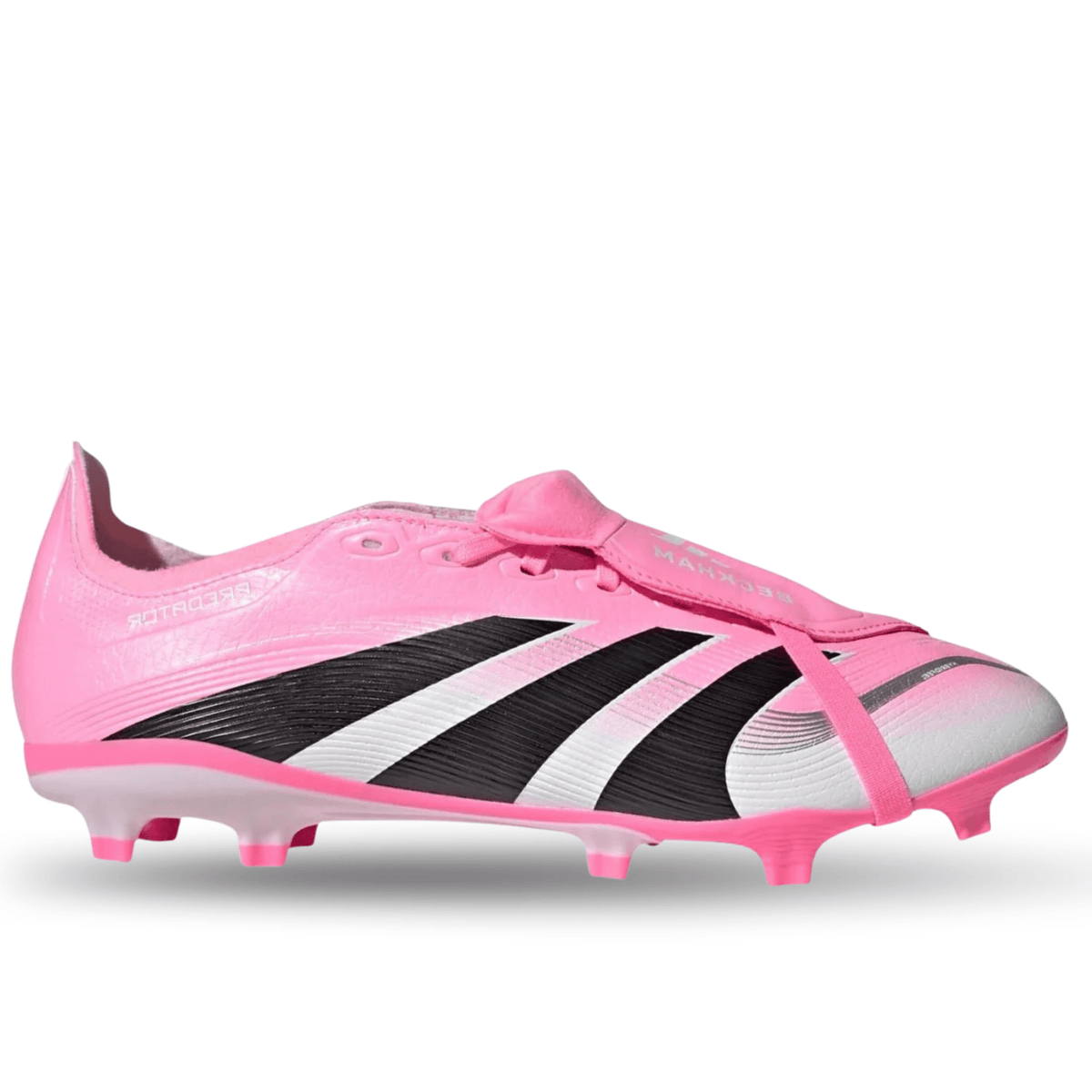adidas Predator League David Beckham Edition Fold Tongue FT FG/MG (Beam Pink) | SoccerWearhouse