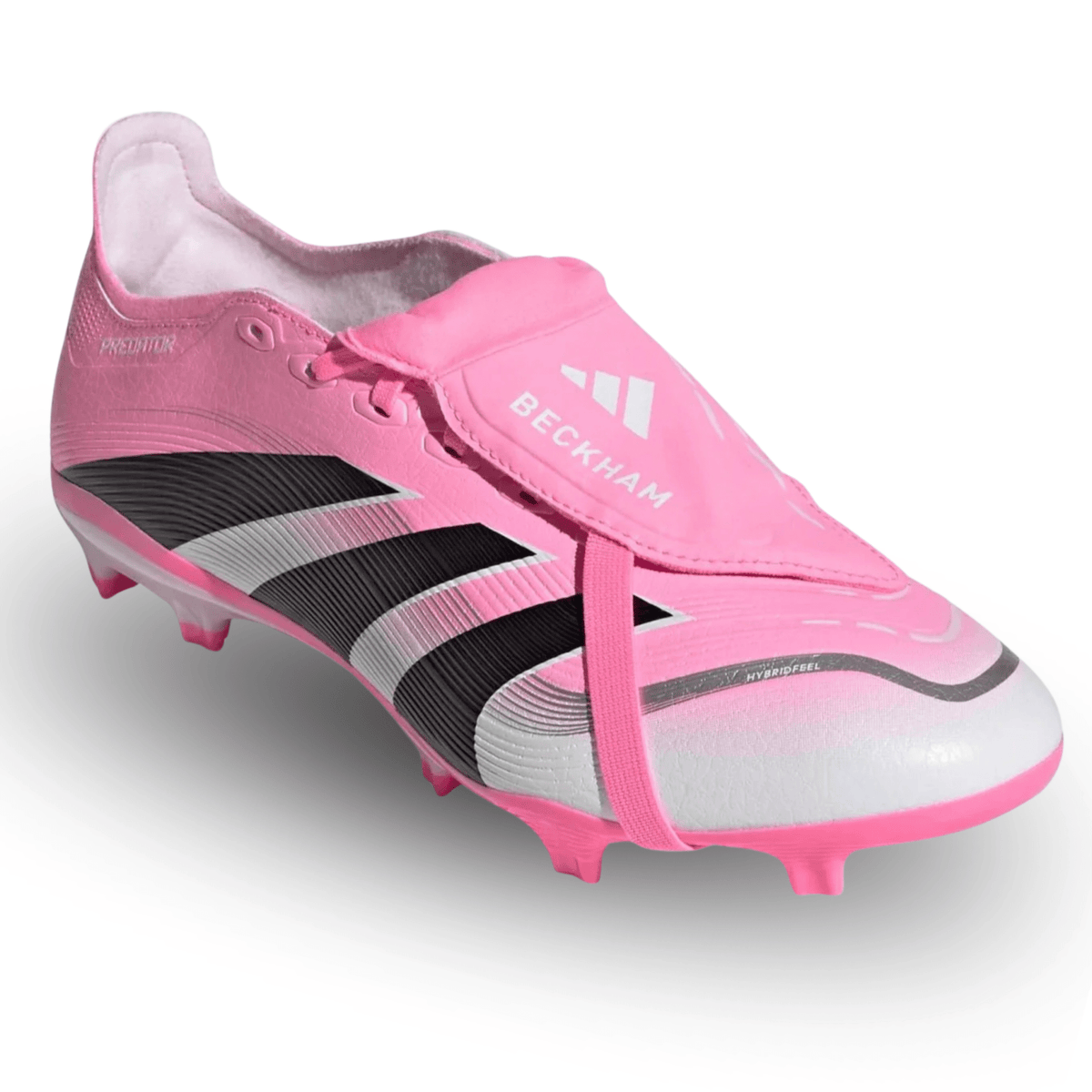 adidas Predator League David Beckham Edition Fold Tongue FT FG/MG (Beam Pink) | SoccerWearhouse