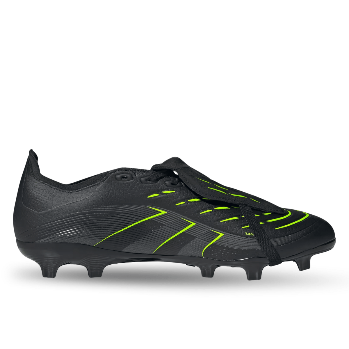 adidas Predator League Firm Ground/Multiground Soccer Cleats (Black/Lucid Lemon) | SoccerWearhouse