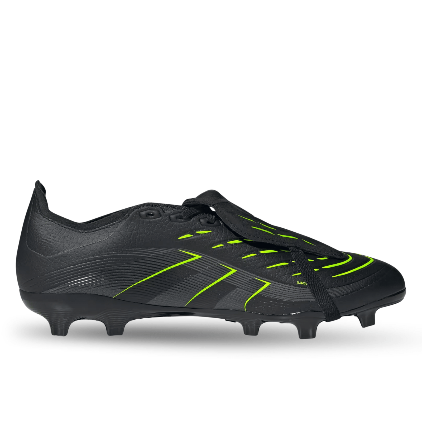 adidas Predator League Firm Ground/Multiground Soccer Cleats (Black/Lucid Lemon) | SoccerWearhouse