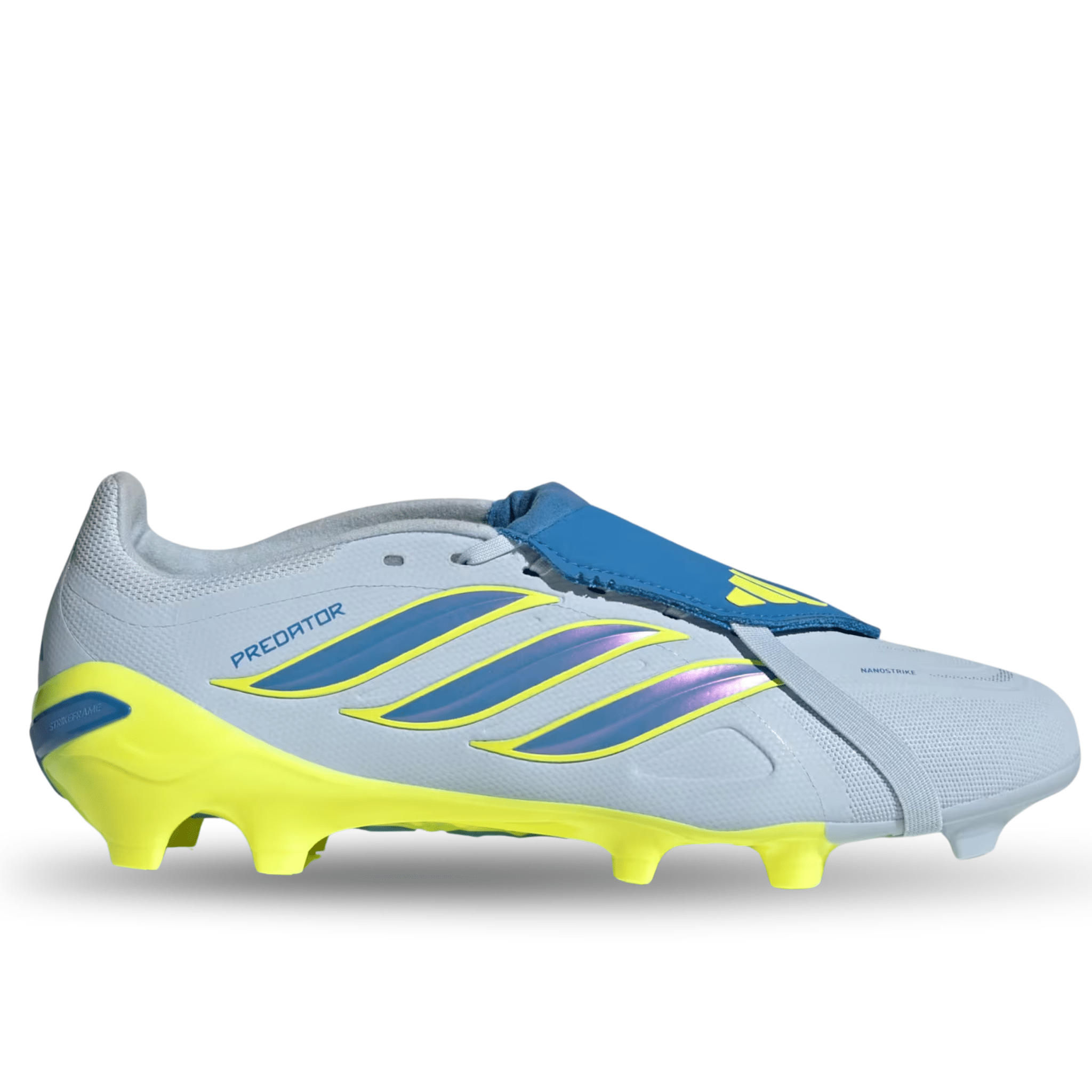 adidas Predator League FT FG Soccer Cleats (Blue/Solar Yellow)