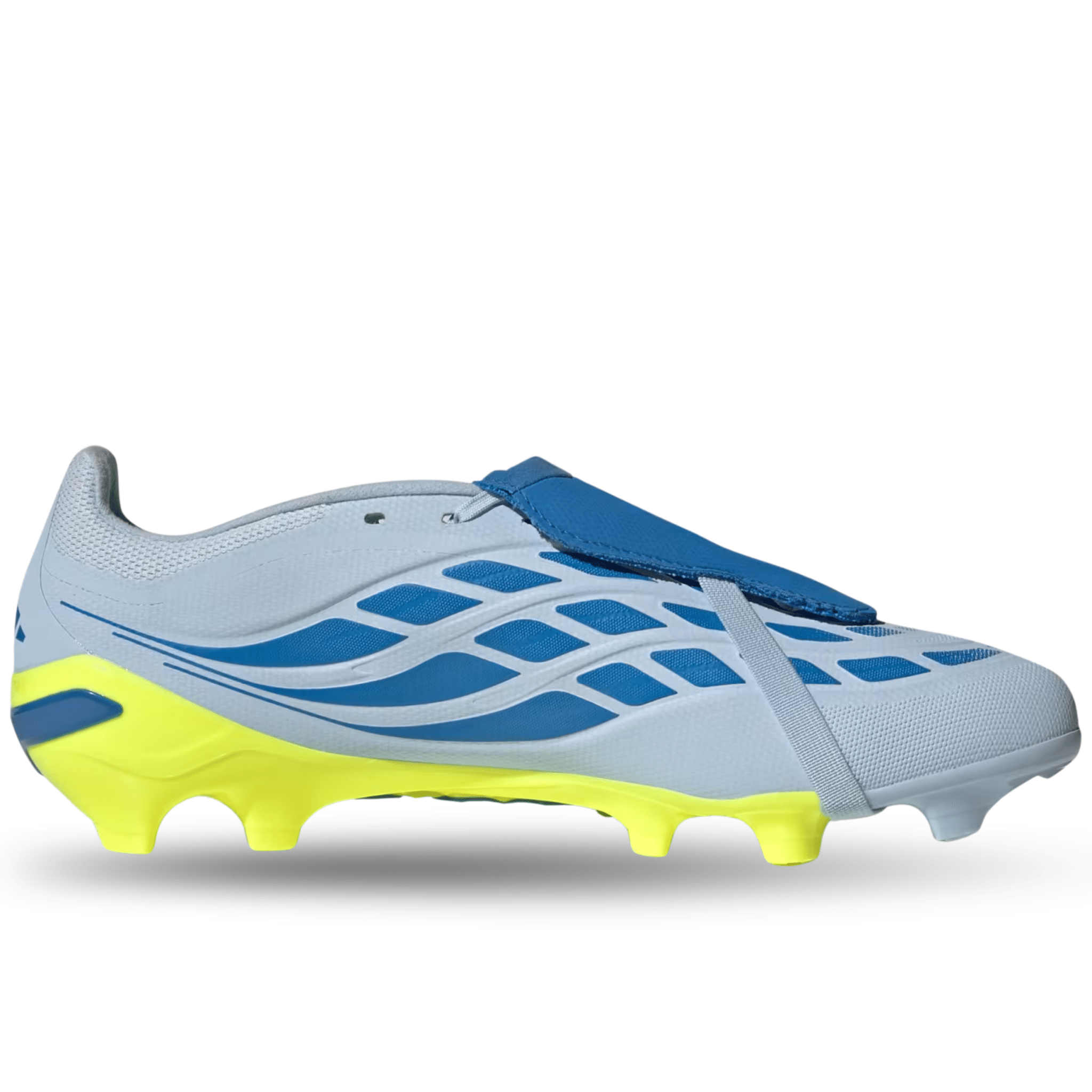 adidas Predator League FT FG Soccer Cleats (Blue/Solar Yellow)