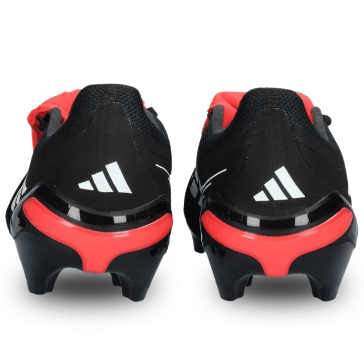 adidas Predator League FT Firm Ground Soccer Cleats (Black/White/Lucid Red) | SoccerWearhouse