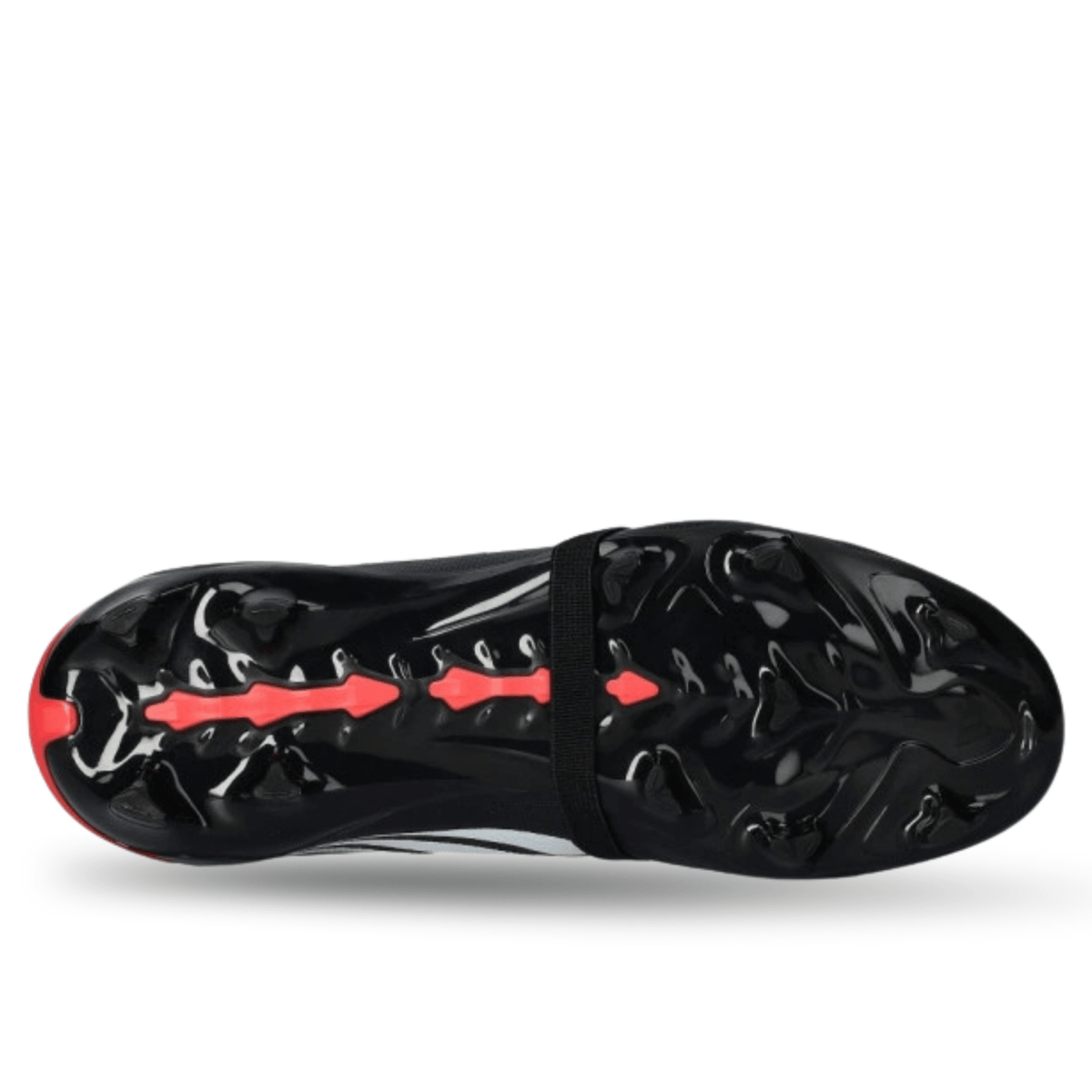 adidas Predator League FT Firm Ground Soccer Cleats (Black/White/Lucid Red) | SoccerWearhouse