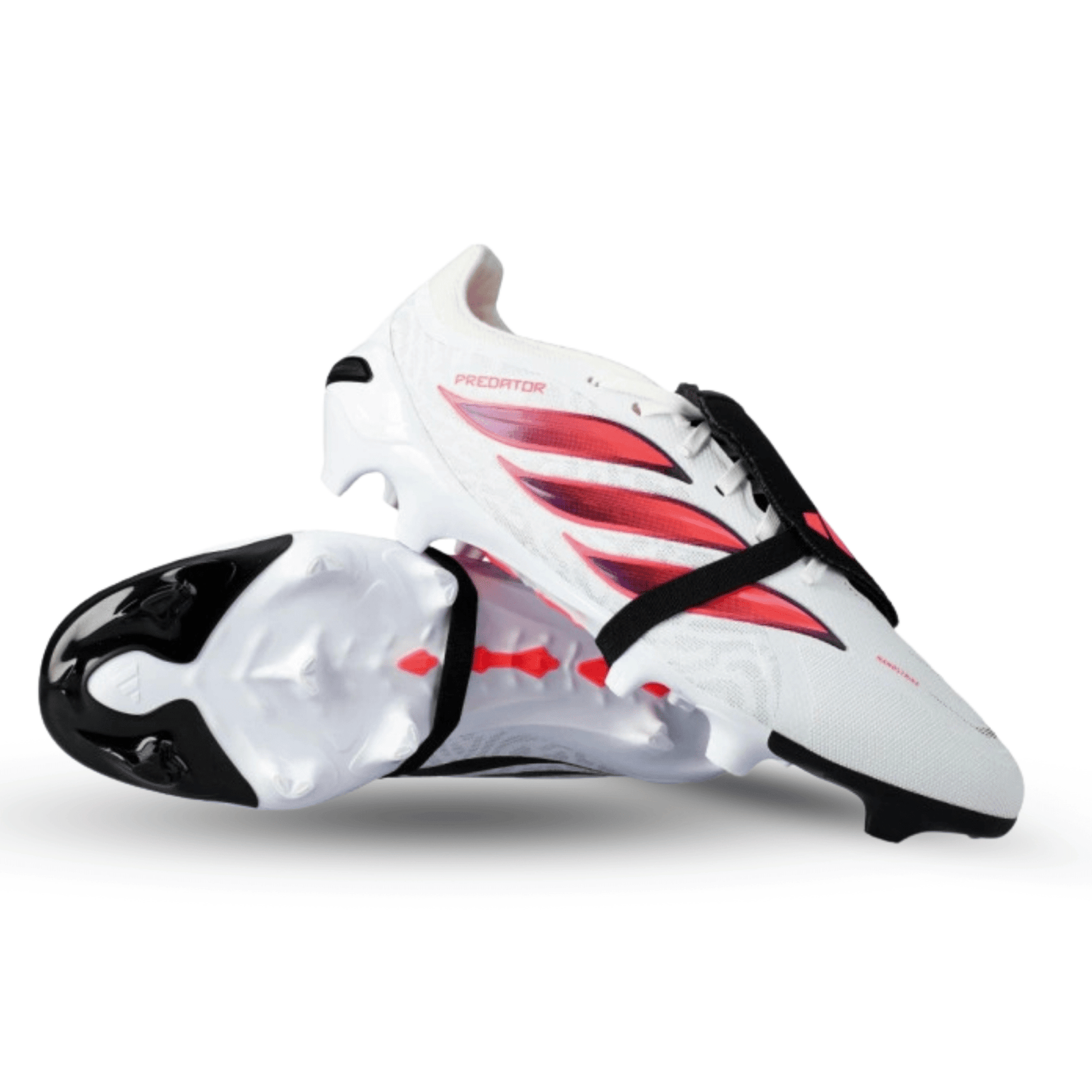 adidas Predator League FT Firm Ground Soccer Cleats (White/Black) | SoccerWearhouse