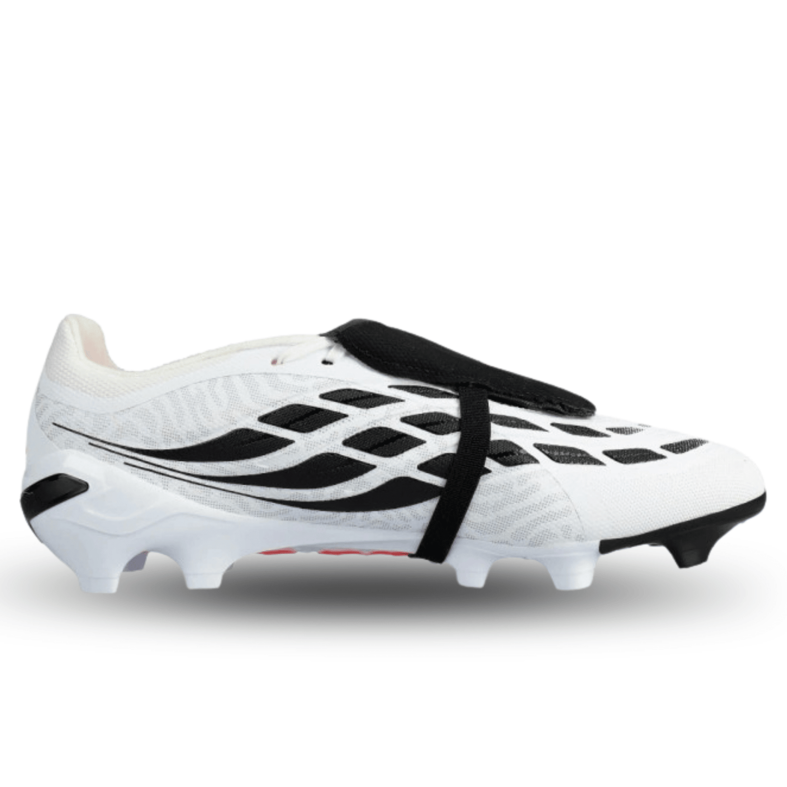 adidas Predator League FT Firm Ground Soccer Cleats (White/Black) | SoccerWearhouse