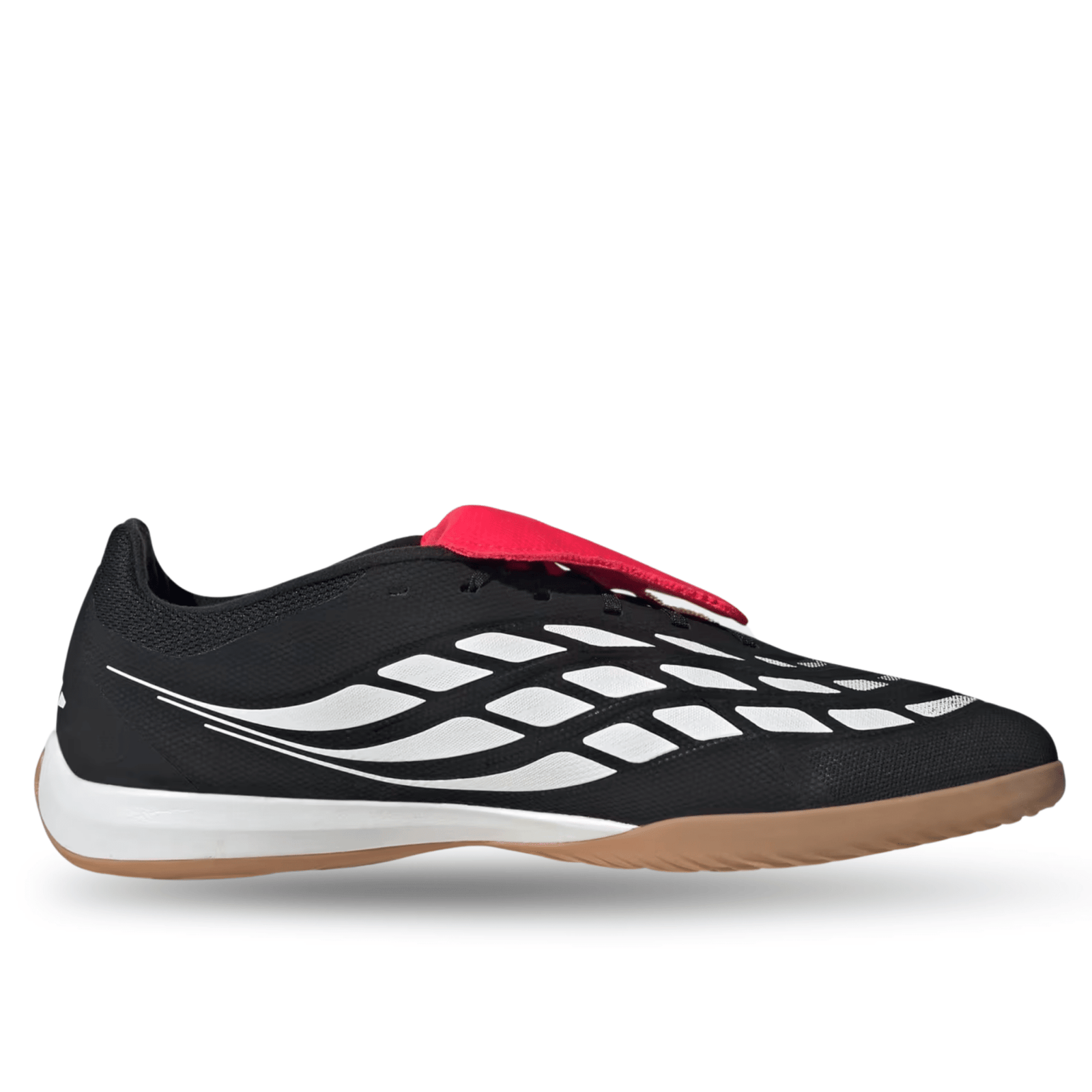 adidas Predator League FT Indoor Soccer Shoes (Black/White/Lucid Red) | SoccerWearhouse