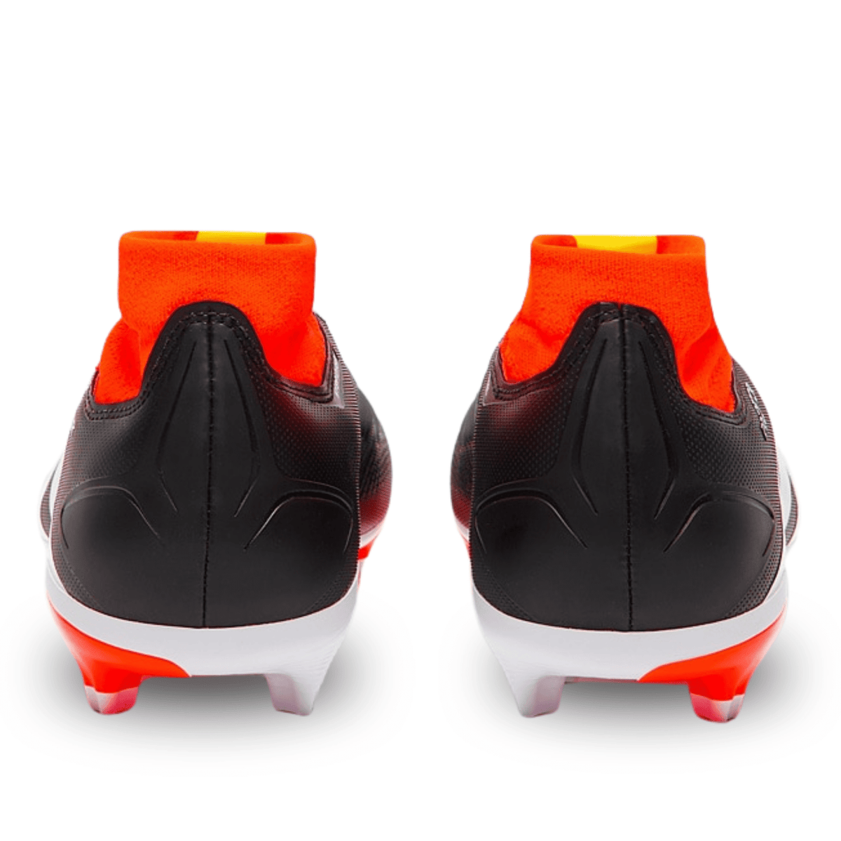 adidas Predator League Laceless Firm Ground Soccer Cleats (Core Black/Solar Red) | SoccerWearhouse
