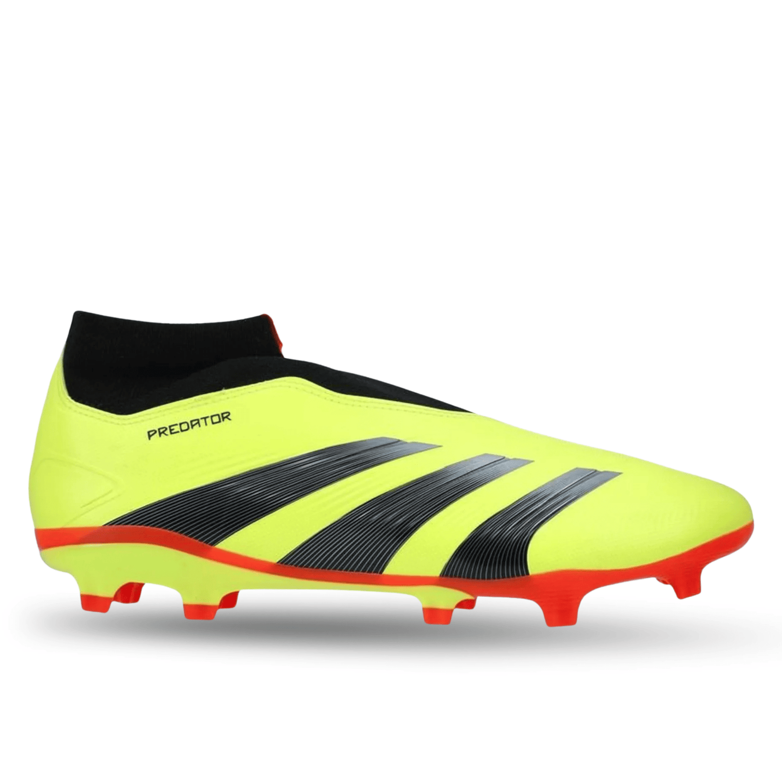adidas Predator League LL FG Soccer Cleats (Solar Yellow/Black/Solar Red) | SoccerWearhouse