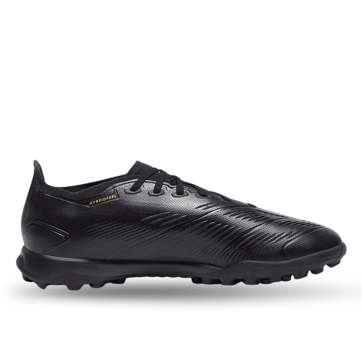 adidas Predator League TF Cleat (Core Black/Carbon/Gold Metallic) | SoccerWearhouse